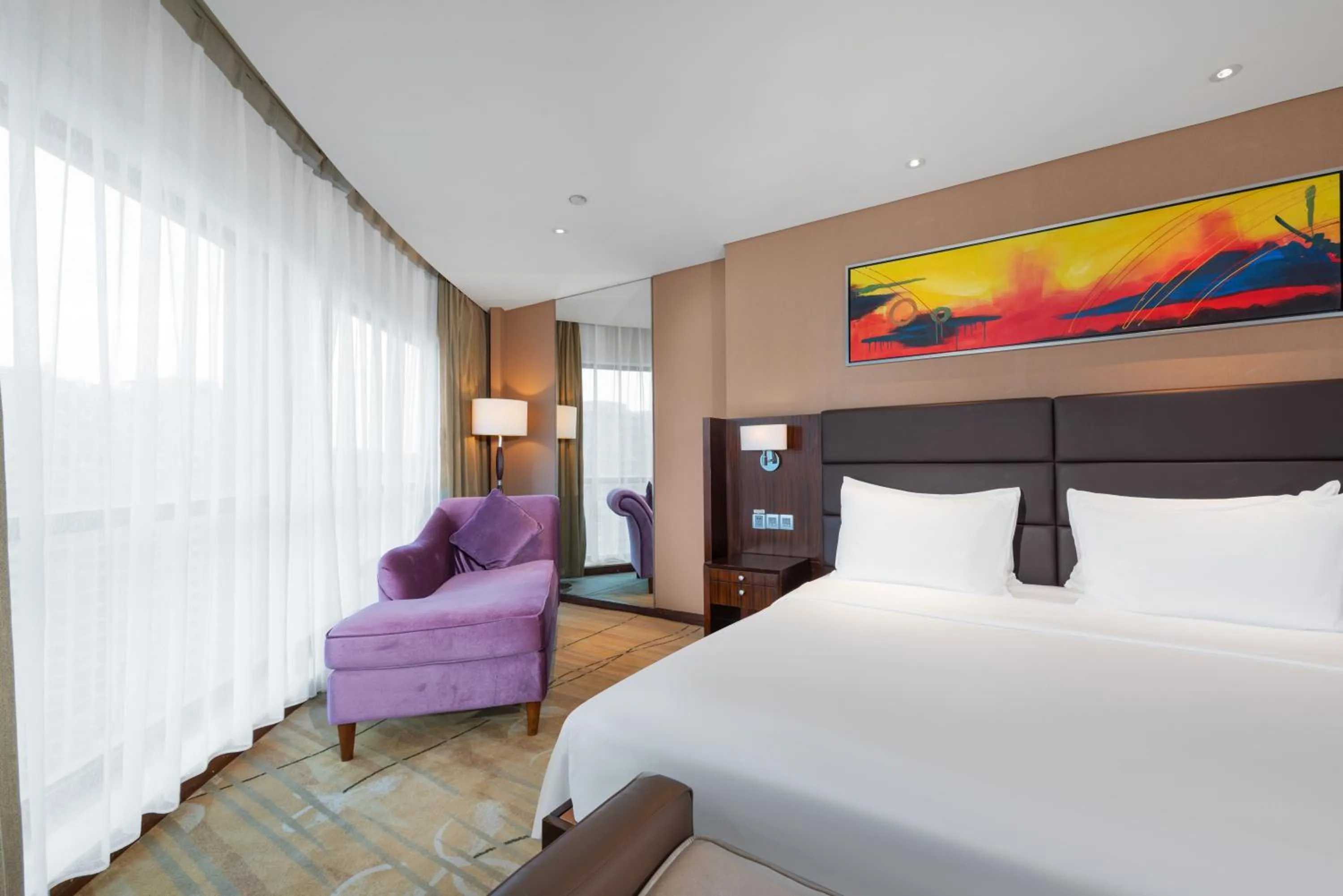 Bedroom, Bed in Wyndham Putian Downtown