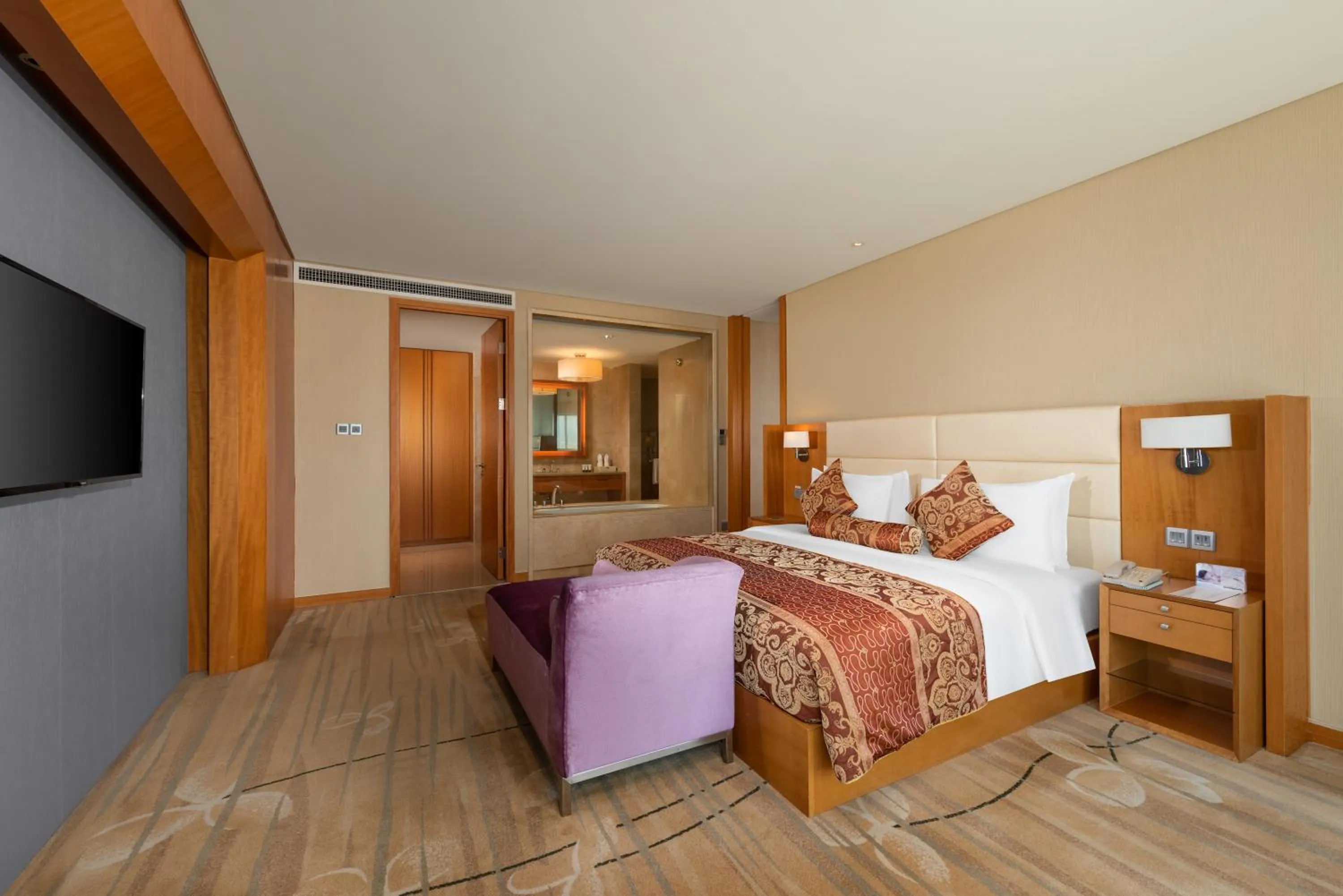 Bedroom, Bed in Wyndham Putian Downtown