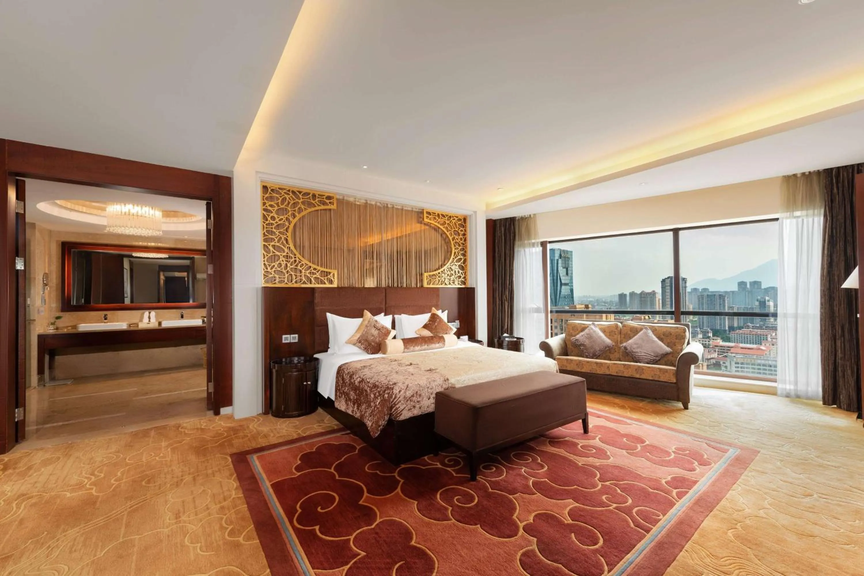 Photo of the whole room, Bed in Wyndham Putian Downtown