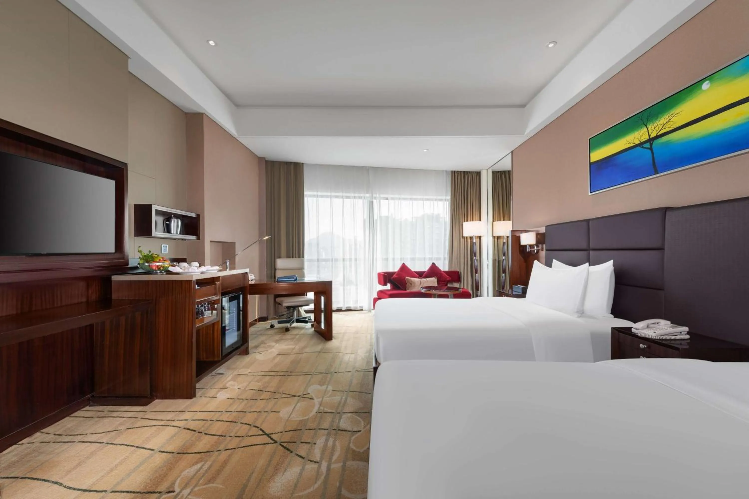 Photo of the whole room, Bed in Wyndham Putian Downtown