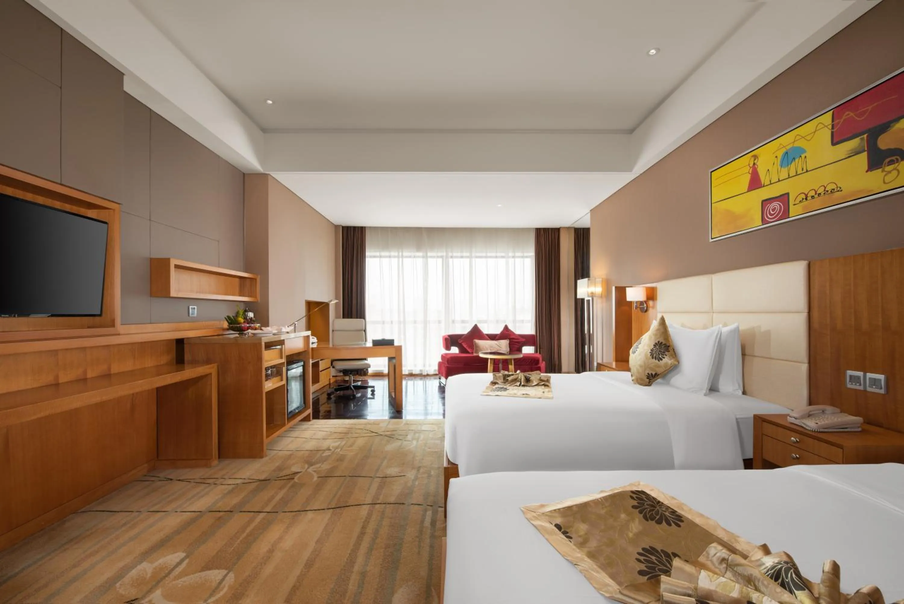 Bedroom, Bed in Wyndham Putian Downtown