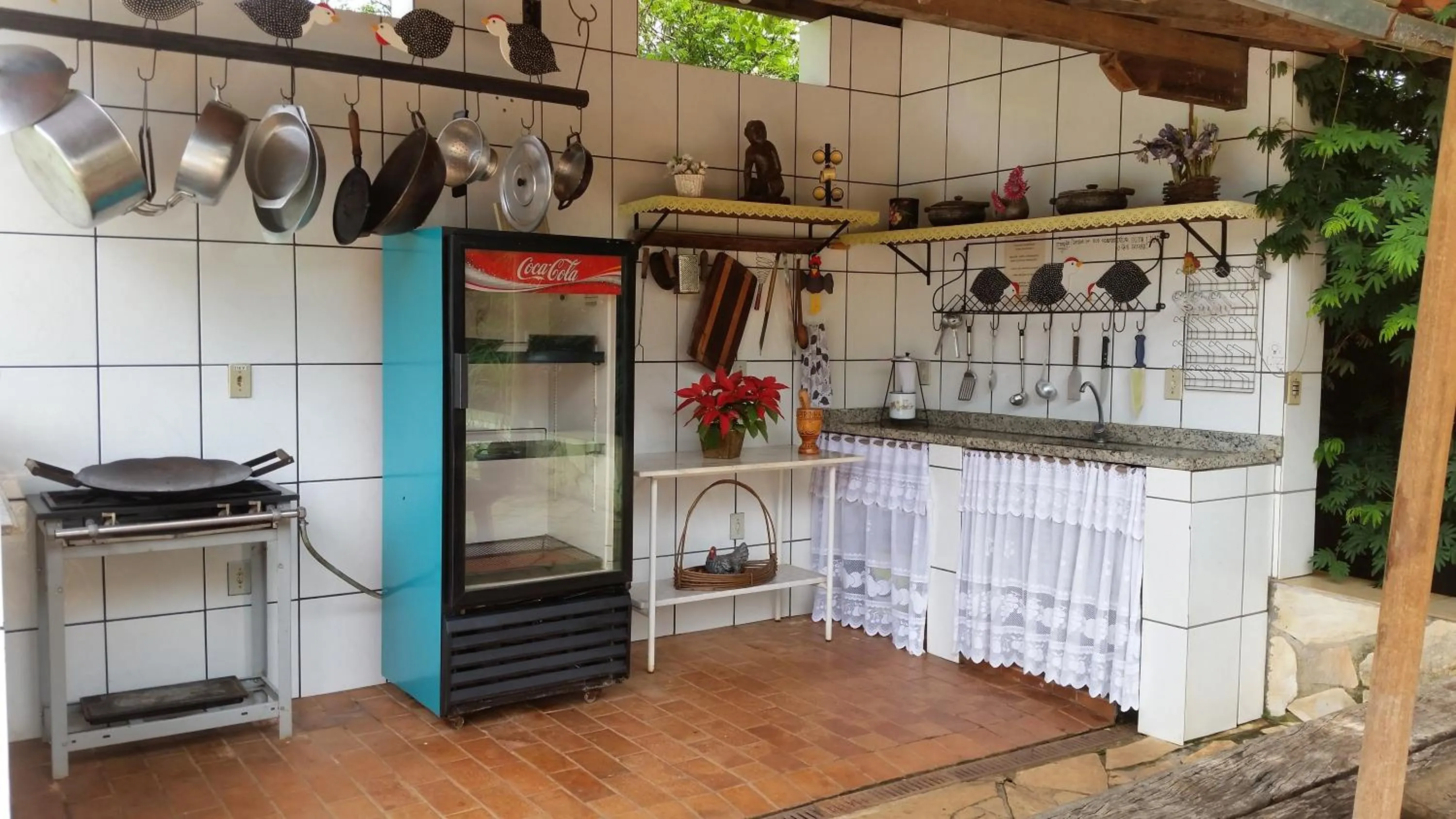 BBQ facilities in Estância das Angolas - Inhotim