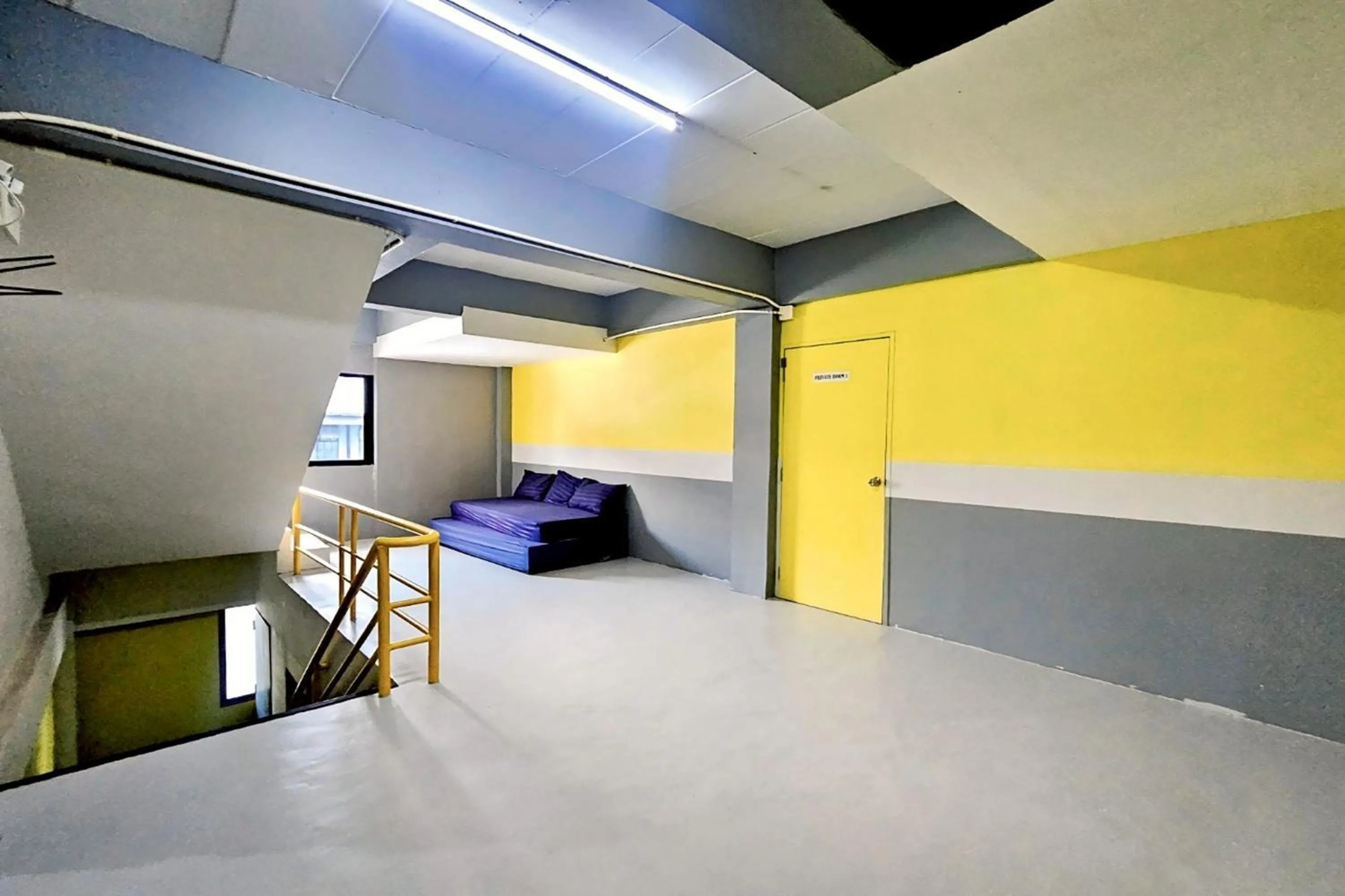 Seating area, Bed in Me U Hostel