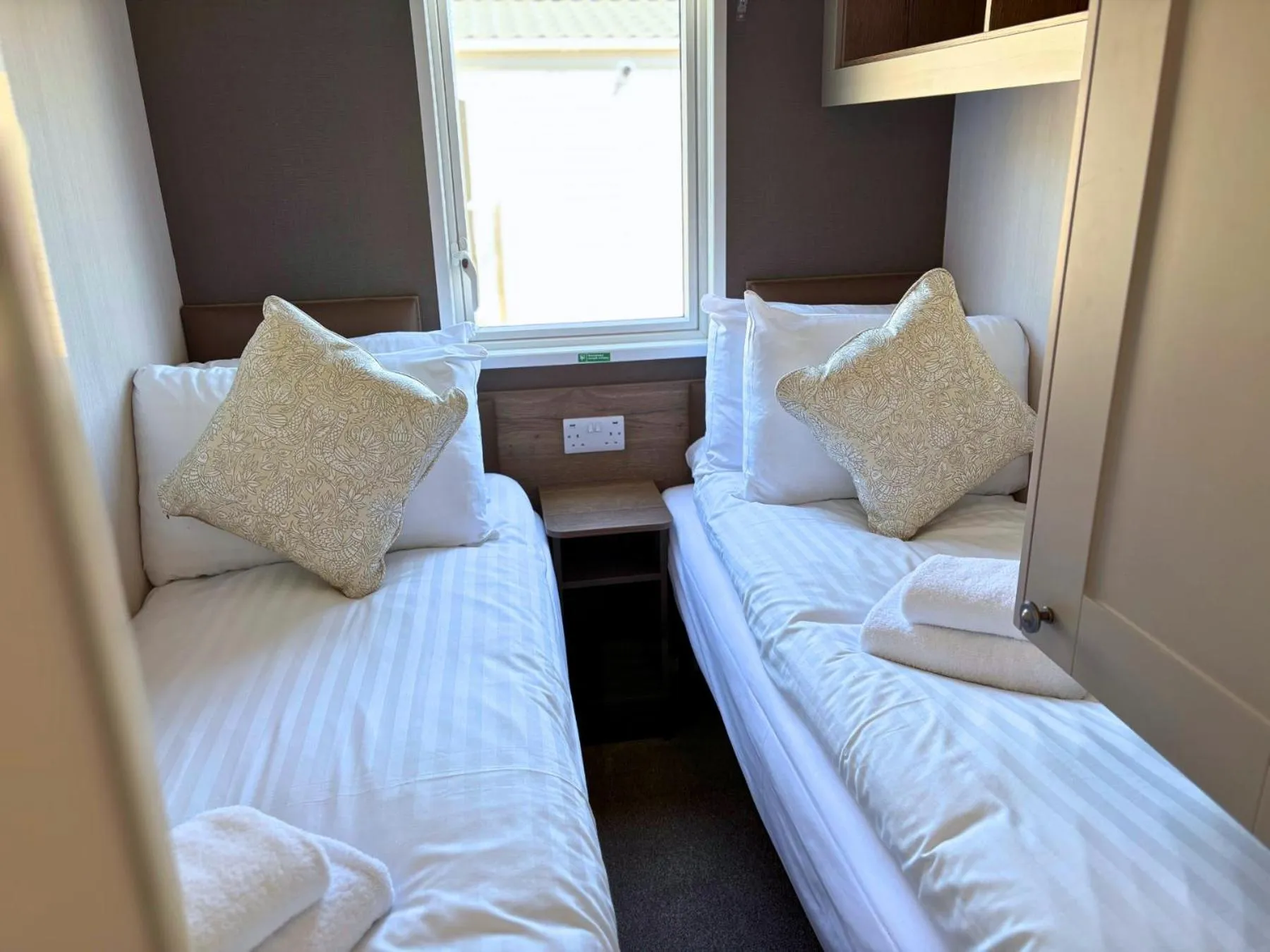 Bed in Linwater Caravan Park - Luxury Lodges and Static Caravans near Edinburgh