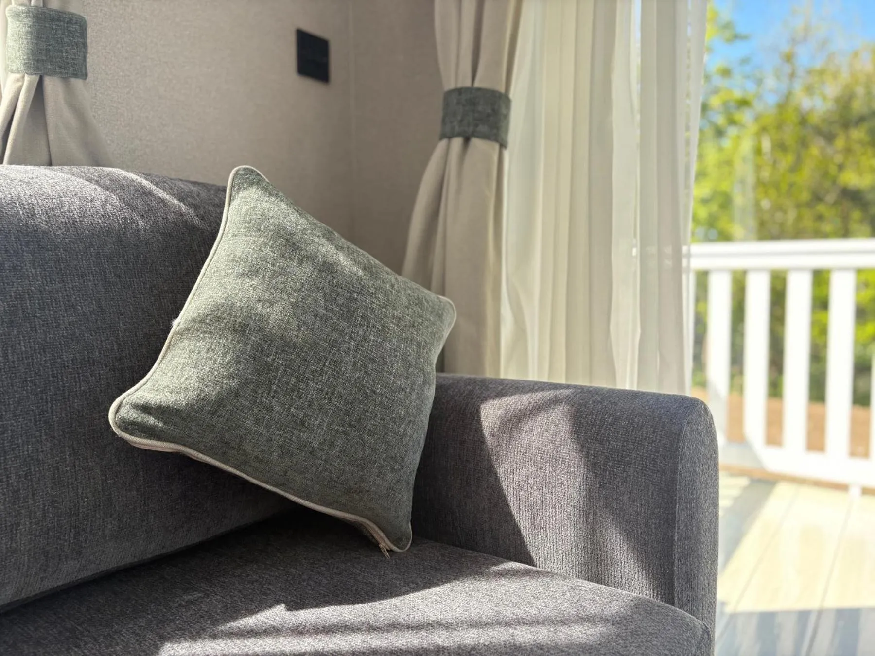 Living room in Linwater Caravan Park - Luxury Lodges and Static Caravans near Edinburgh