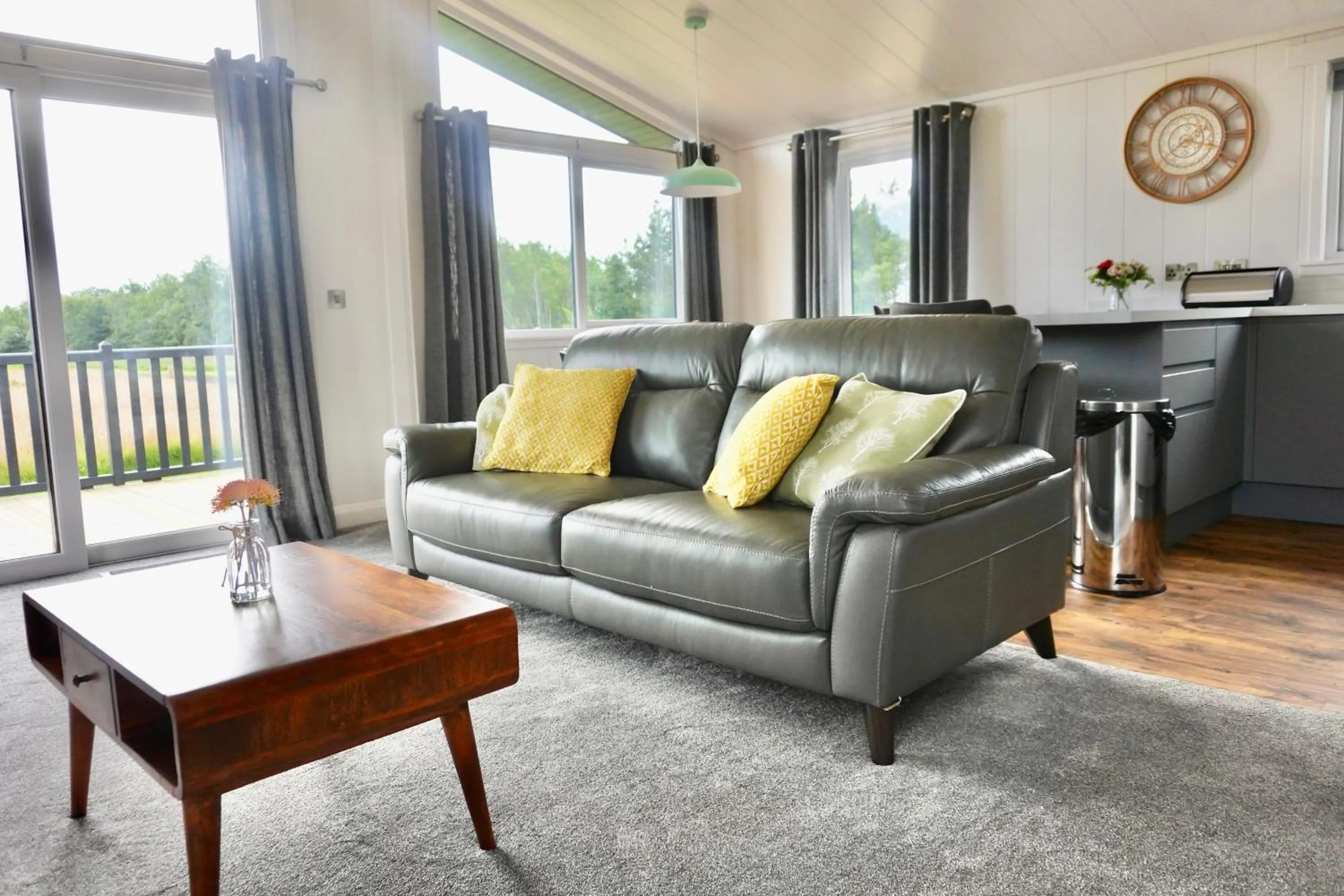Living room in Linwater Caravan Park - Luxury Lodges and Static Caravans near Edinburgh