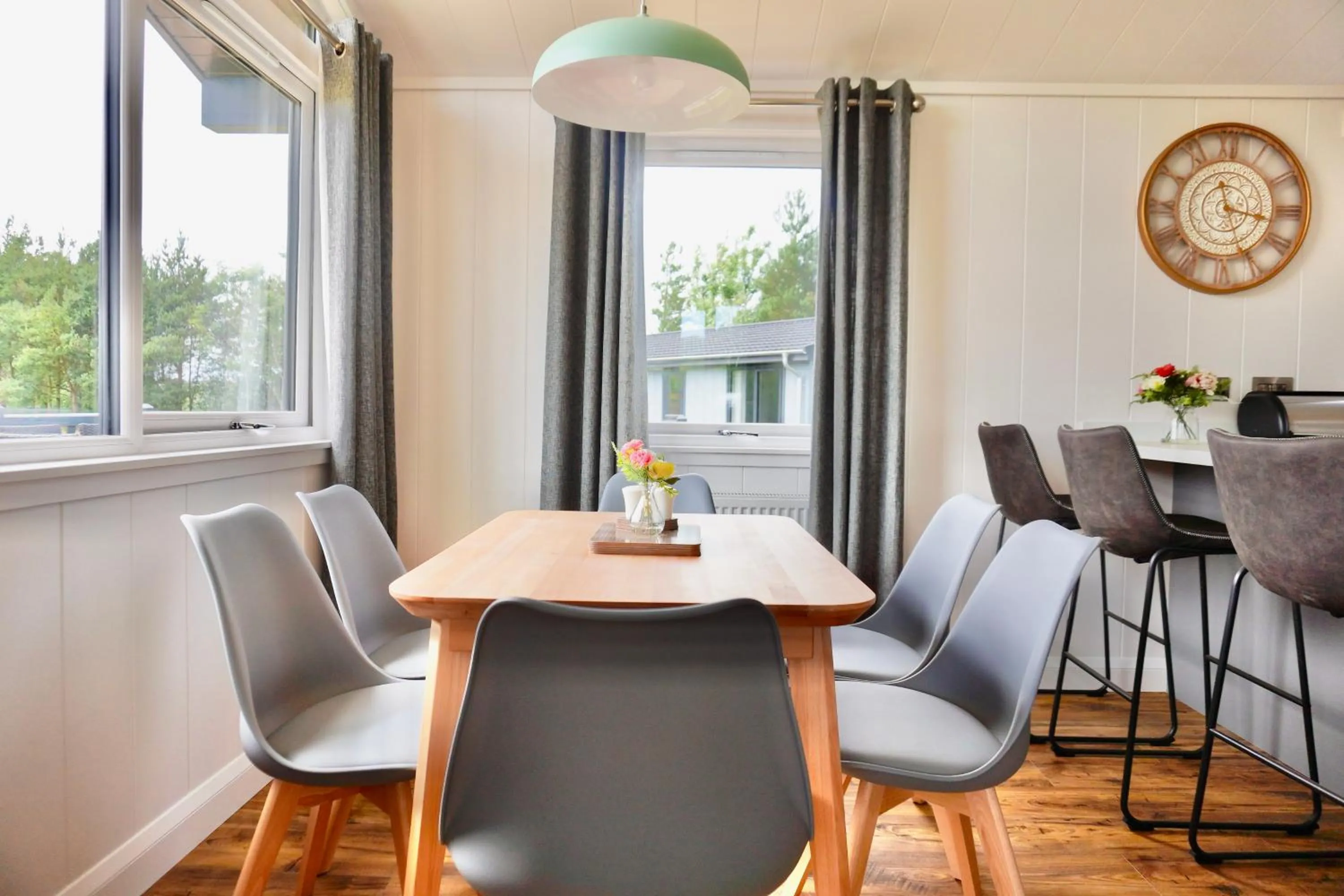 Dining area in Linwater Caravan Park - Luxury Lodges and Static Caravans near Edinburgh