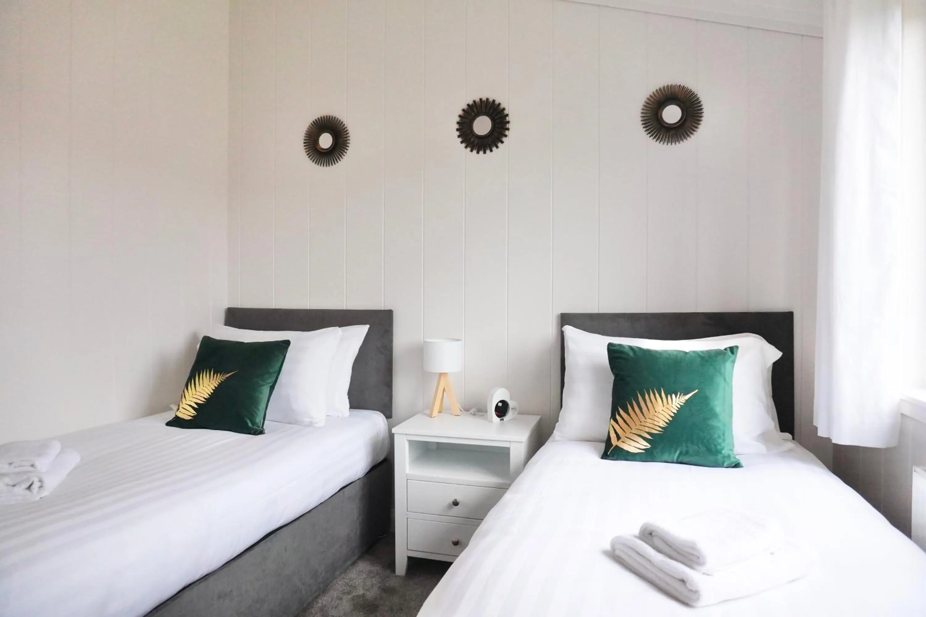 Bed in Linwater Caravan Park - Luxury Lodges and Static Caravans near Edinburgh