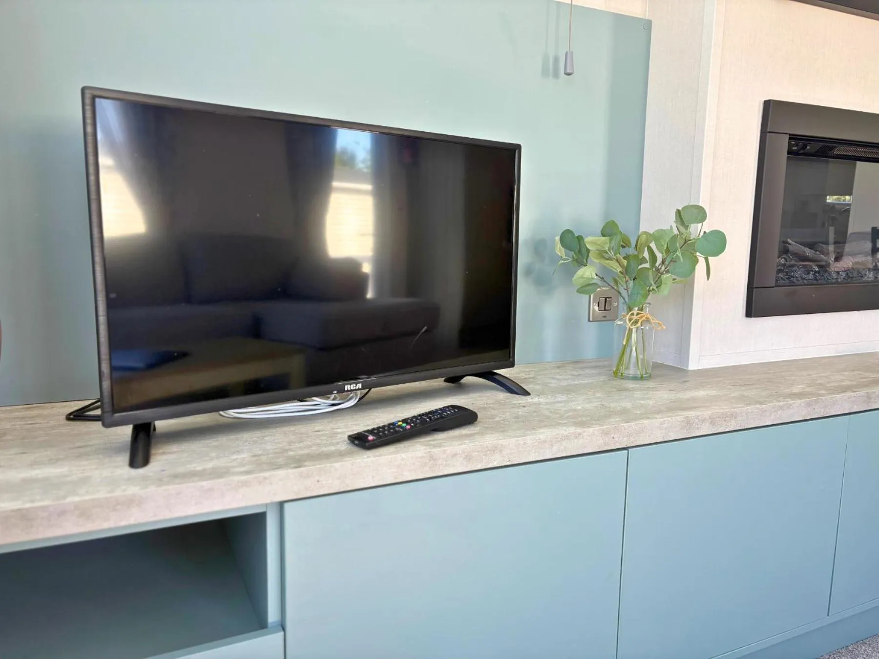 Living room in Linwater Caravan Park - Luxury Lodges and Static Caravans near Edinburgh