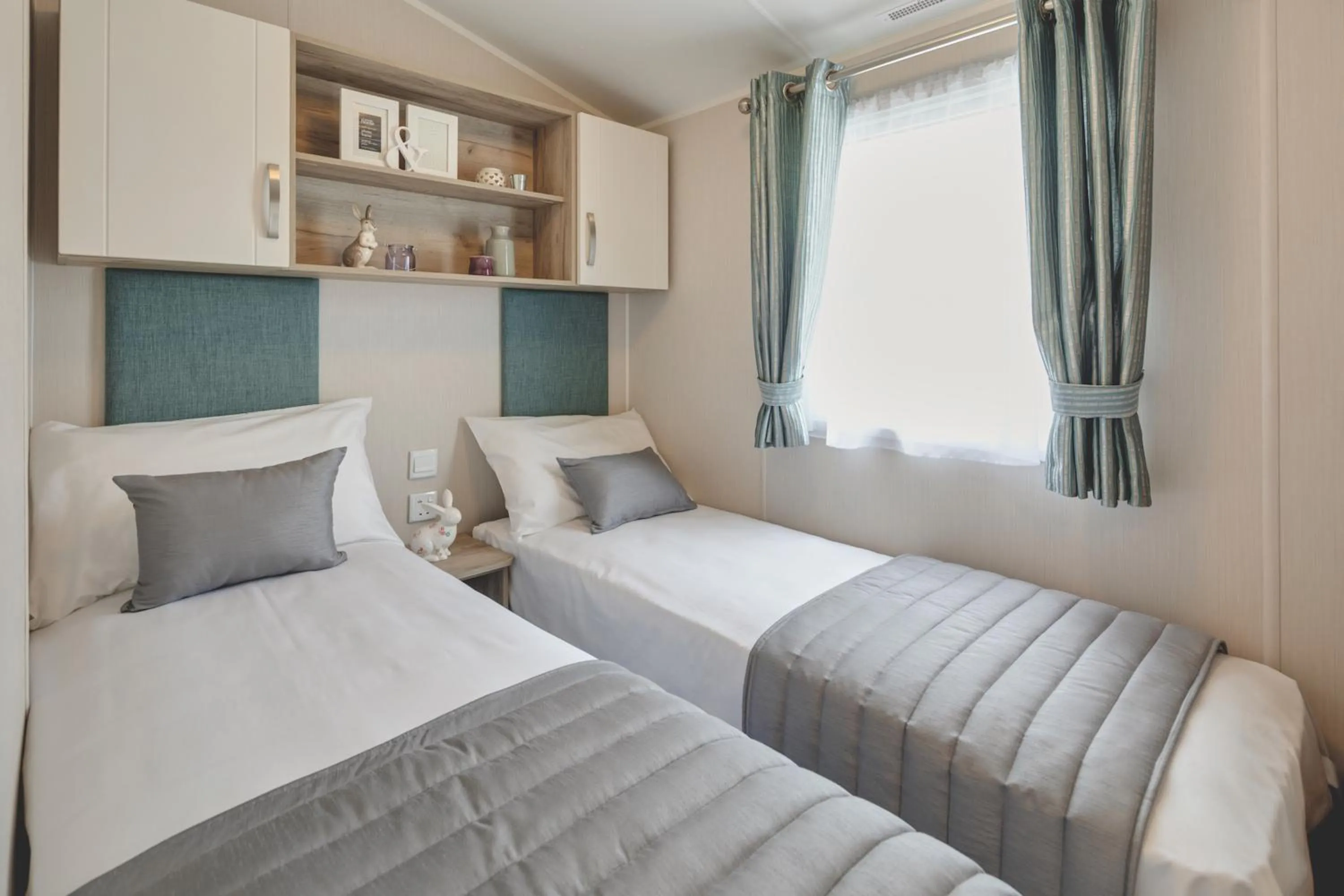 Bed in Linwater Caravan Park - Luxury Lodges and Static Caravans near Edinburgh