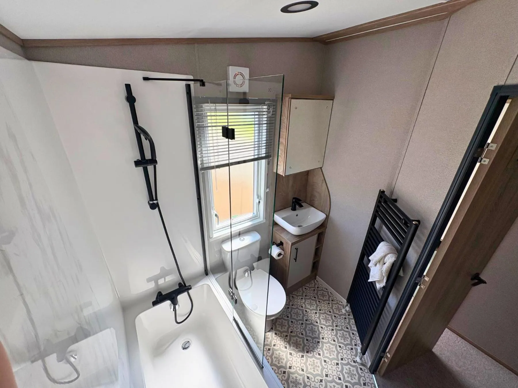 Bathroom in Linwater Caravan Park - Luxury Lodges and Static Caravans near Edinburgh