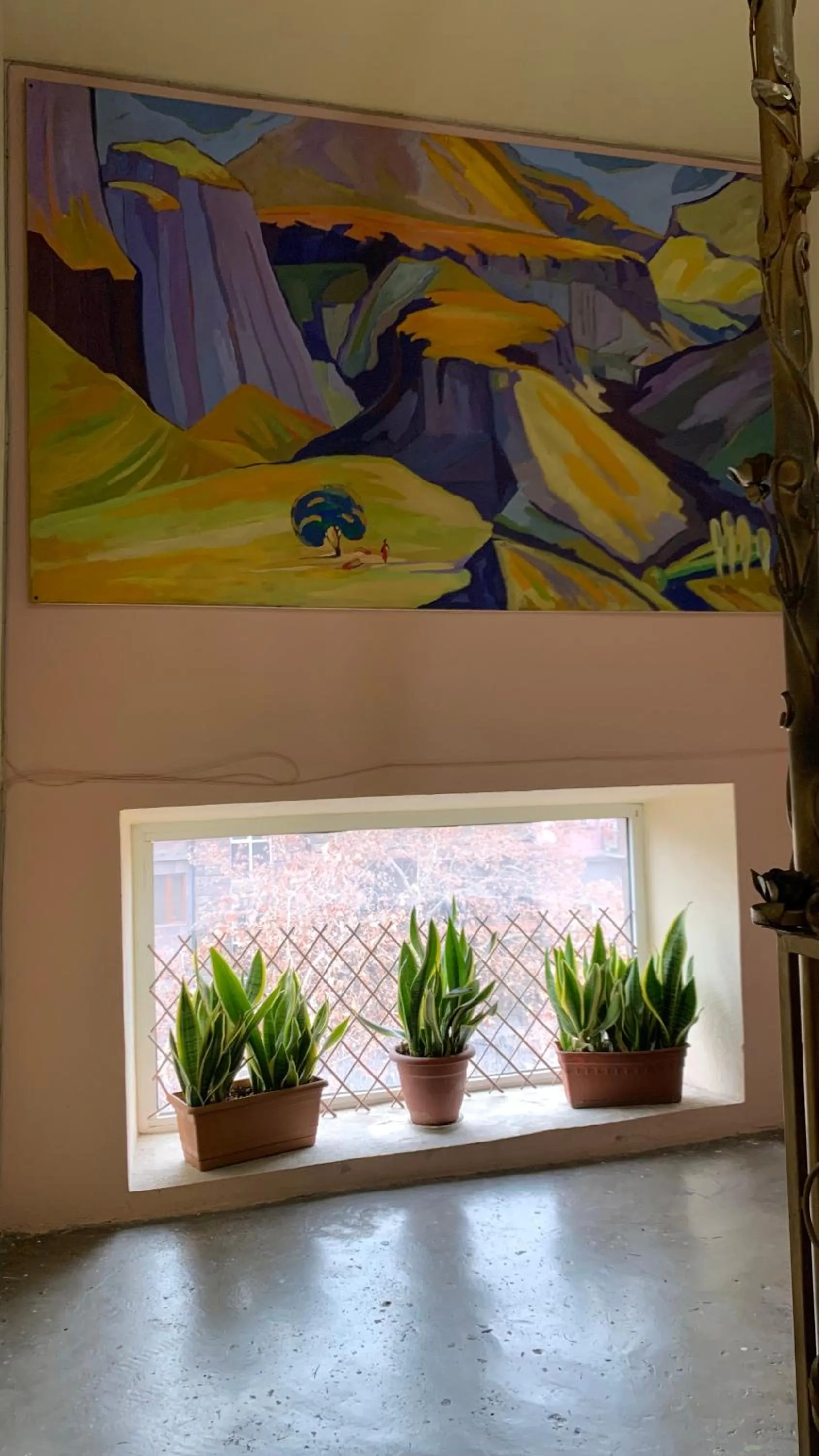 Decorative detail in Arm Hostel