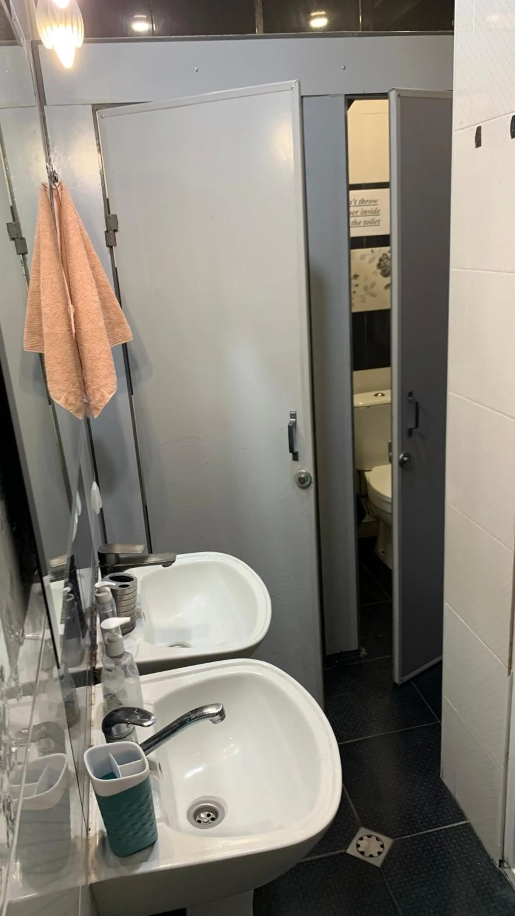 Shower in Arm Hostel