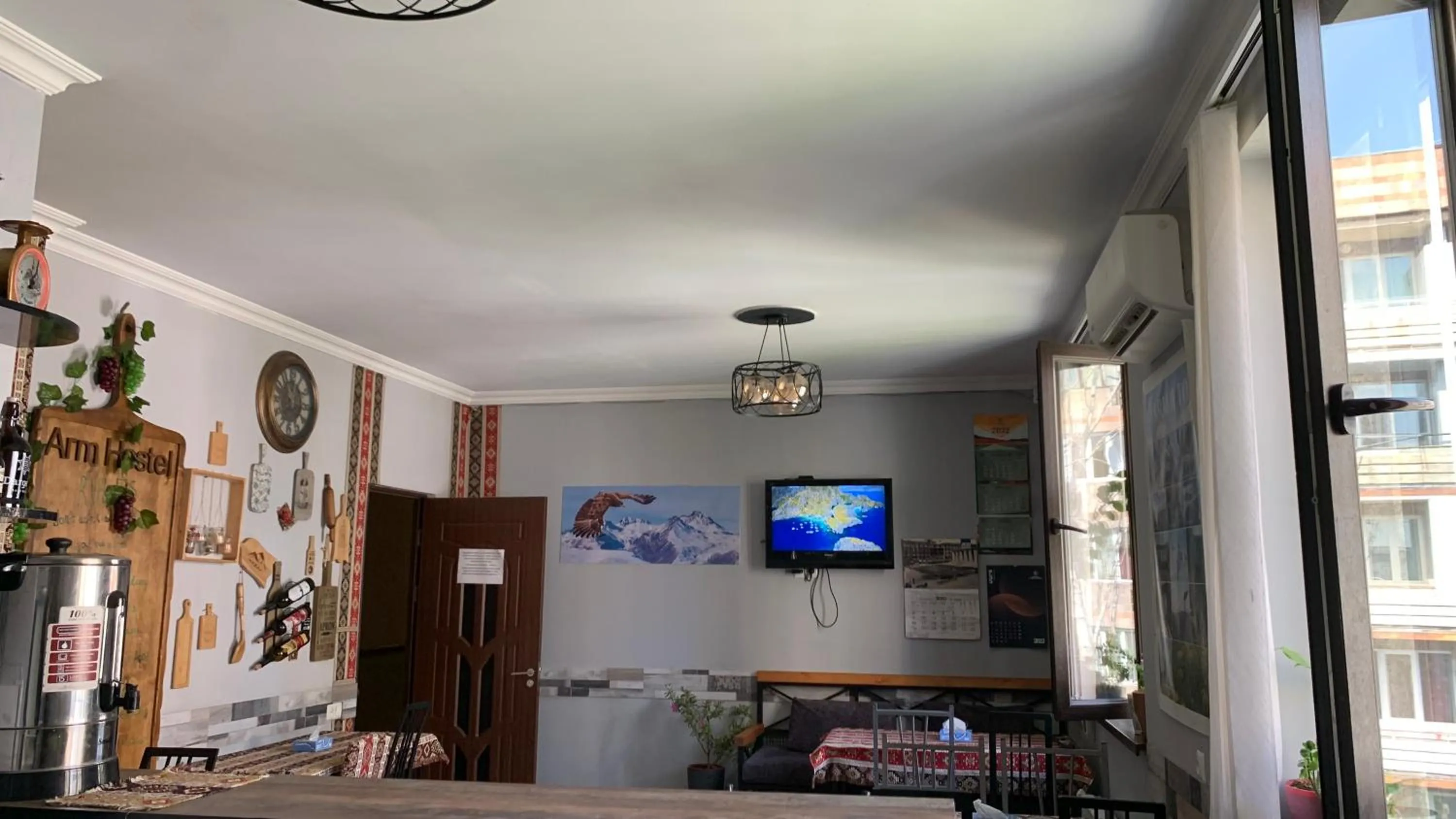 kitchen in Arm Hostel