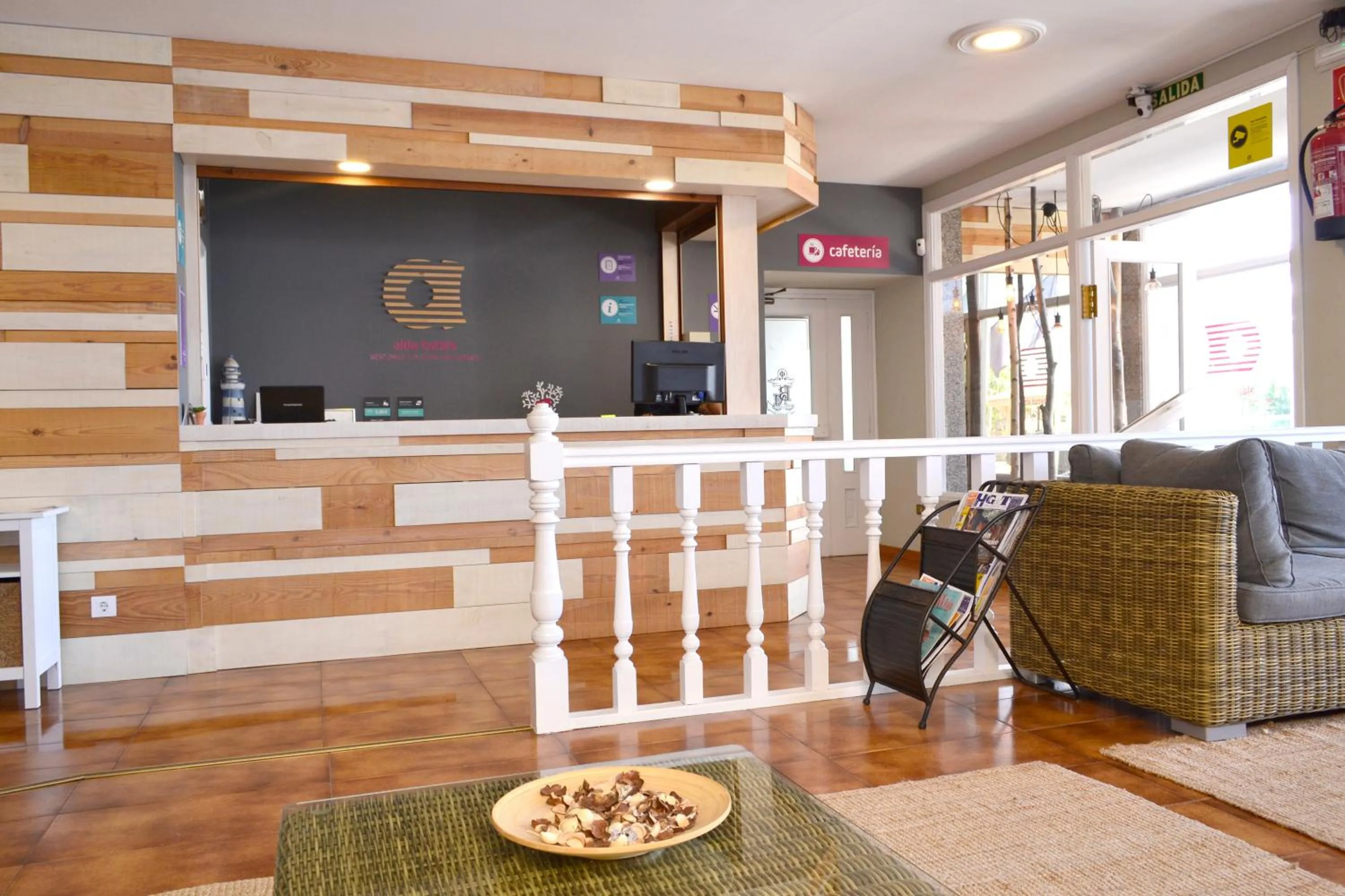 Lobby or reception in Hotel Alda Bueumar