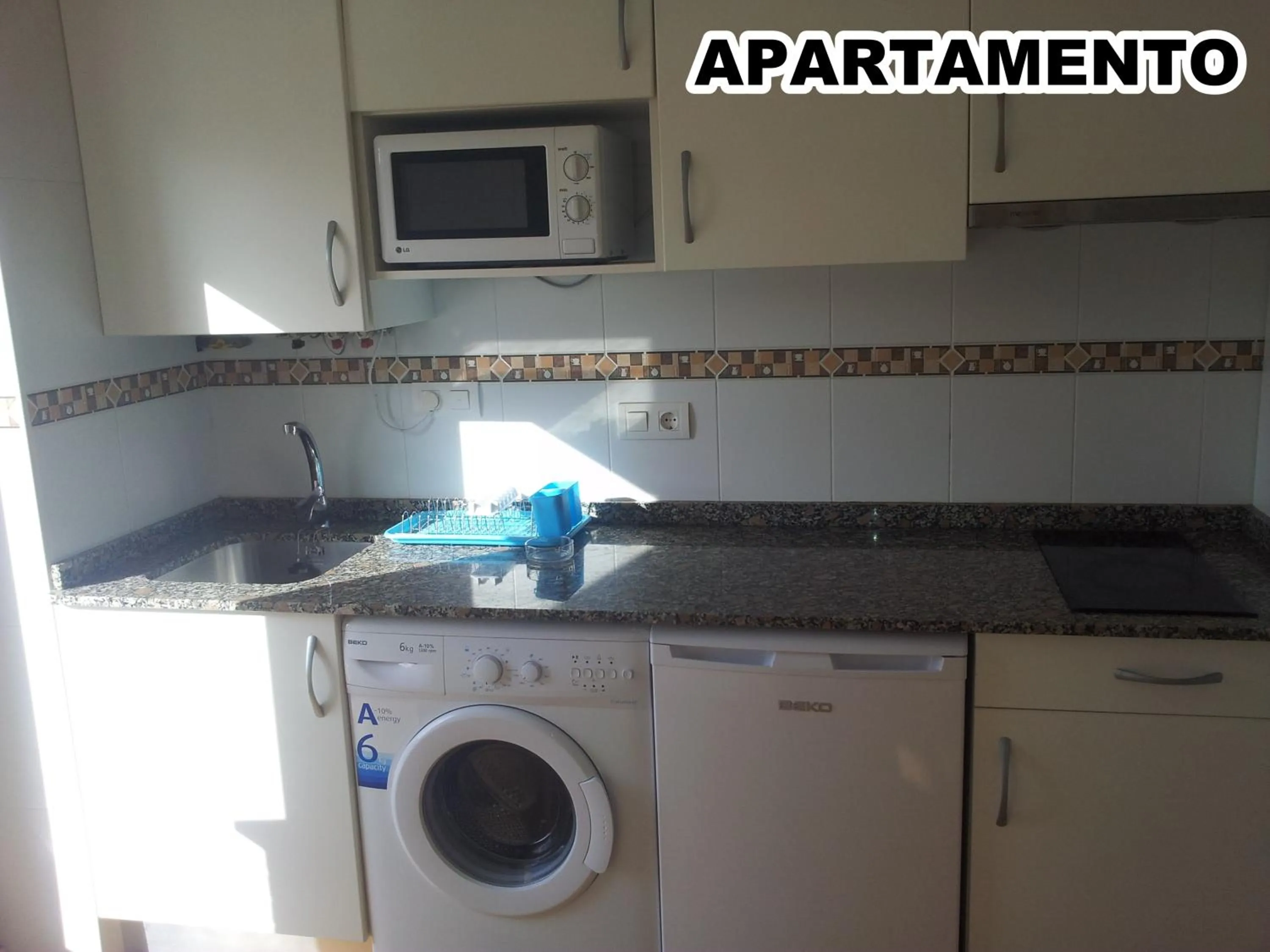 Kitchen or kitchenette in Hotel Azcona