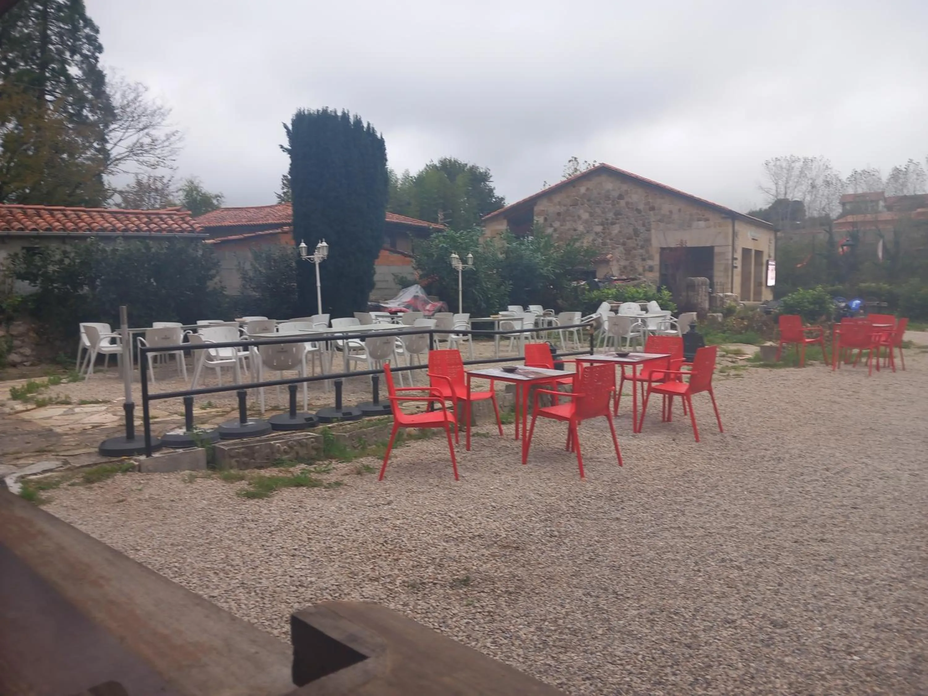 Balcony/Terrace in Albergue Gándara