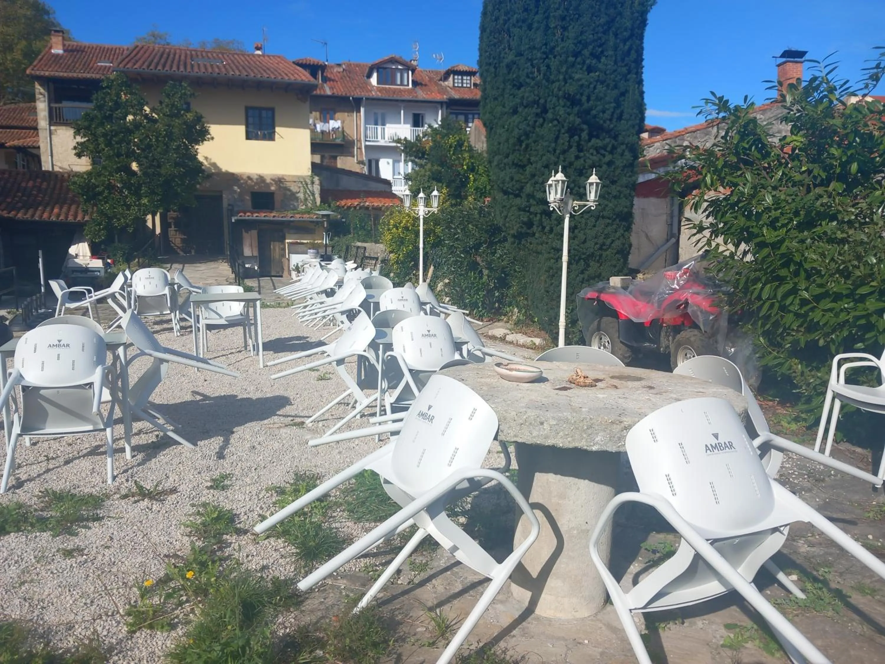Balcony/Terrace in Albergue Gándara