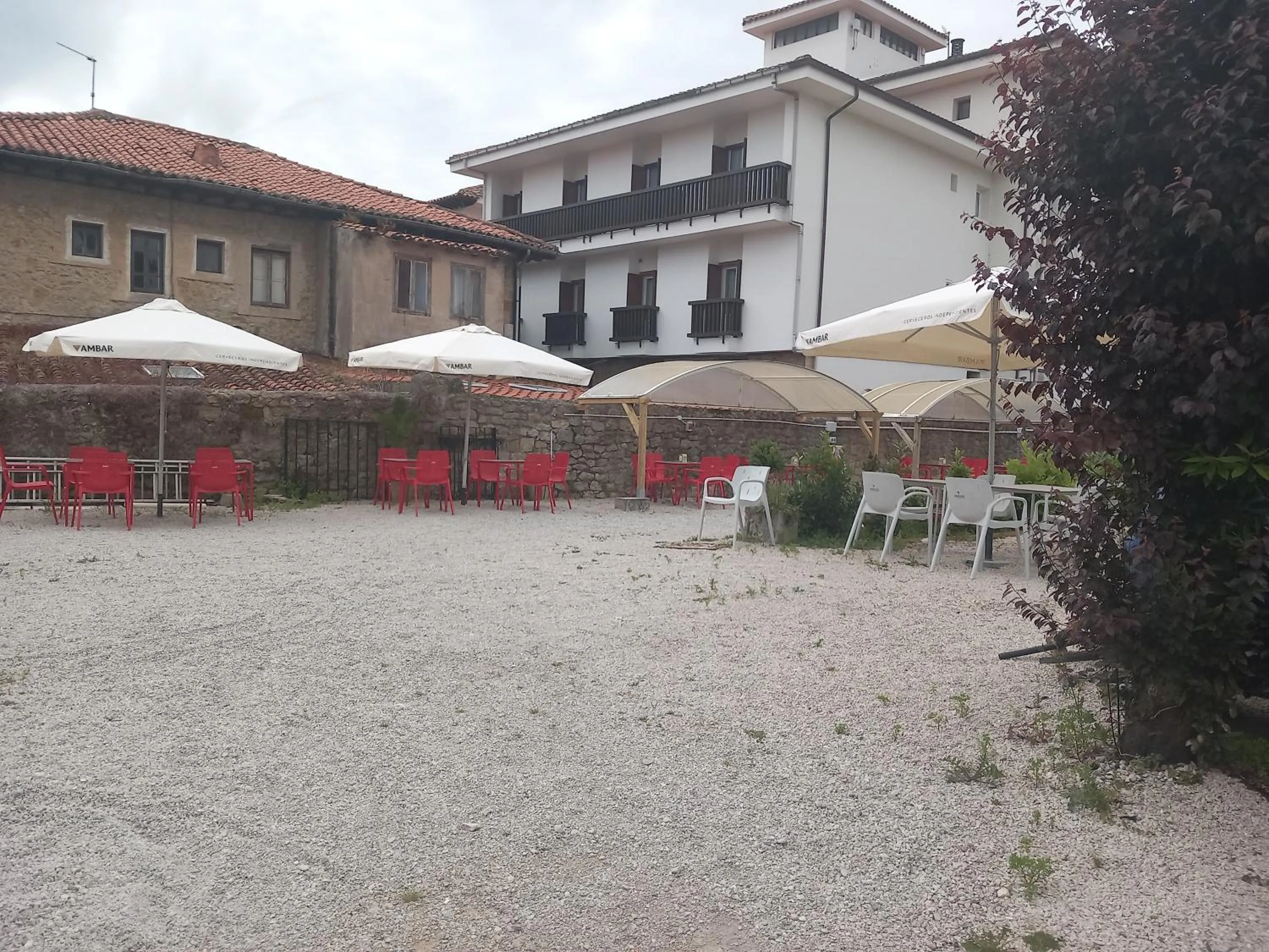 Balcony/Terrace in Albergue Gándara