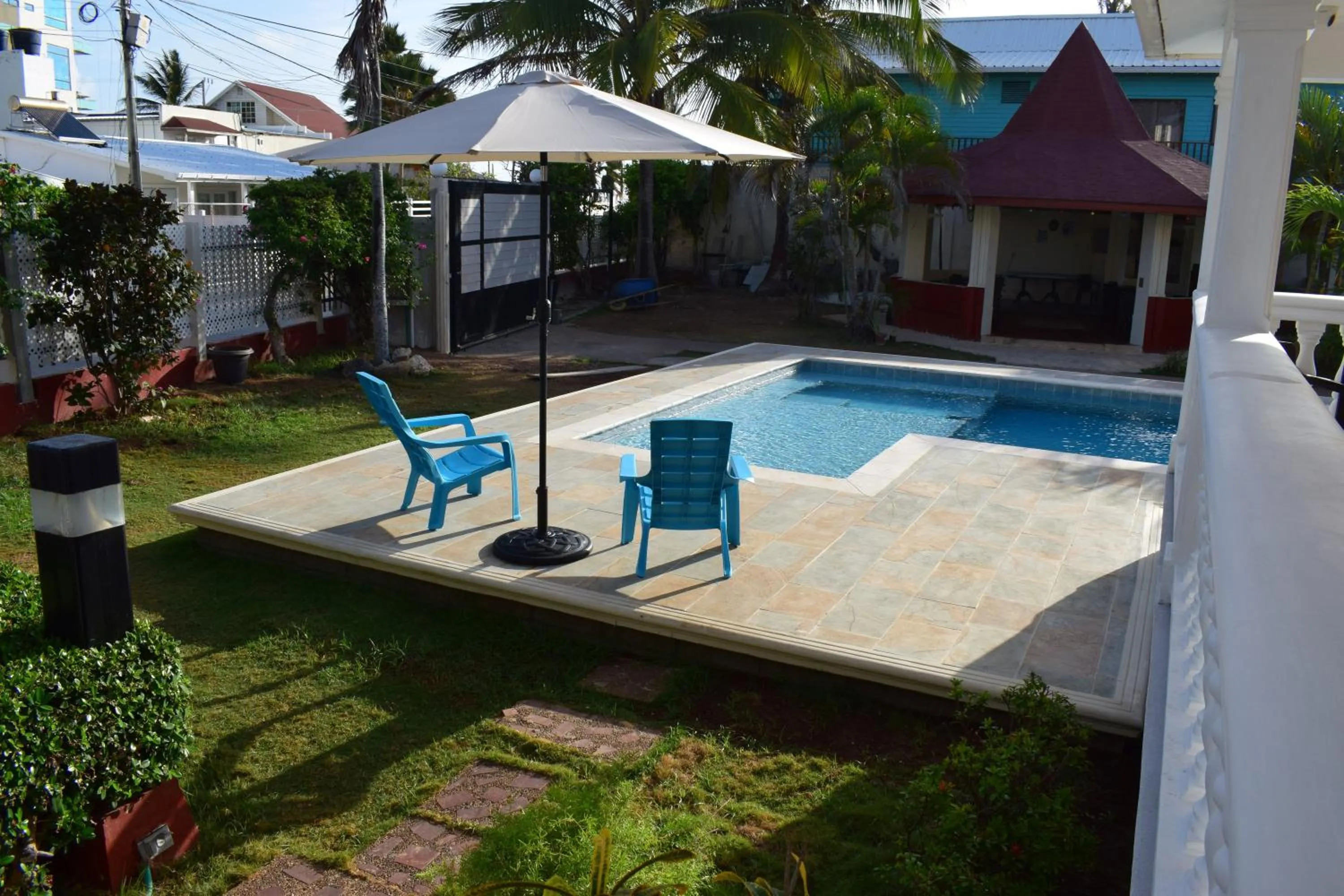 Swimming pool in Hostal Marlyn