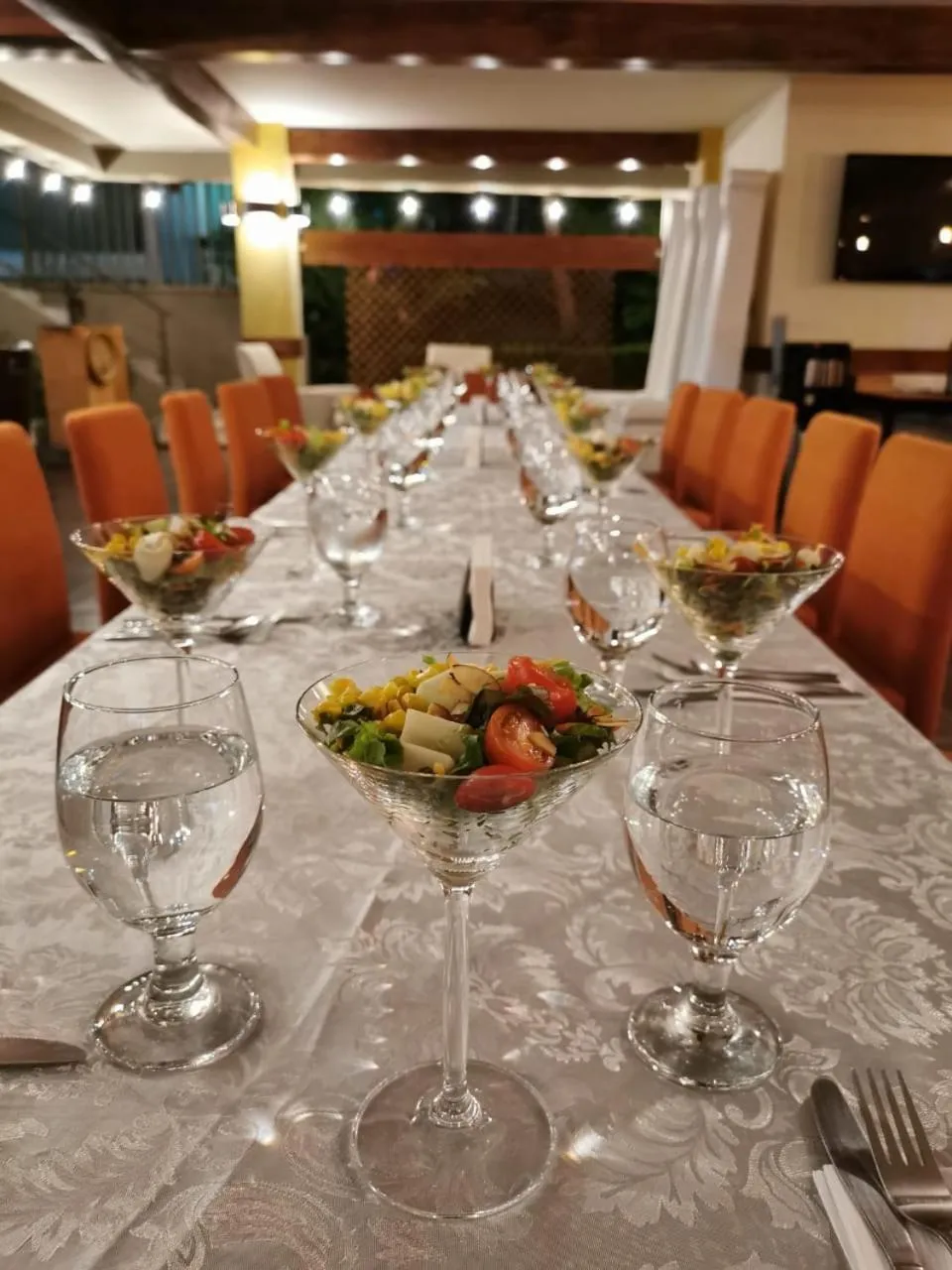 Dinner in Hotel Vista De Golf, San Jose Aeropuerto, Costa Rica