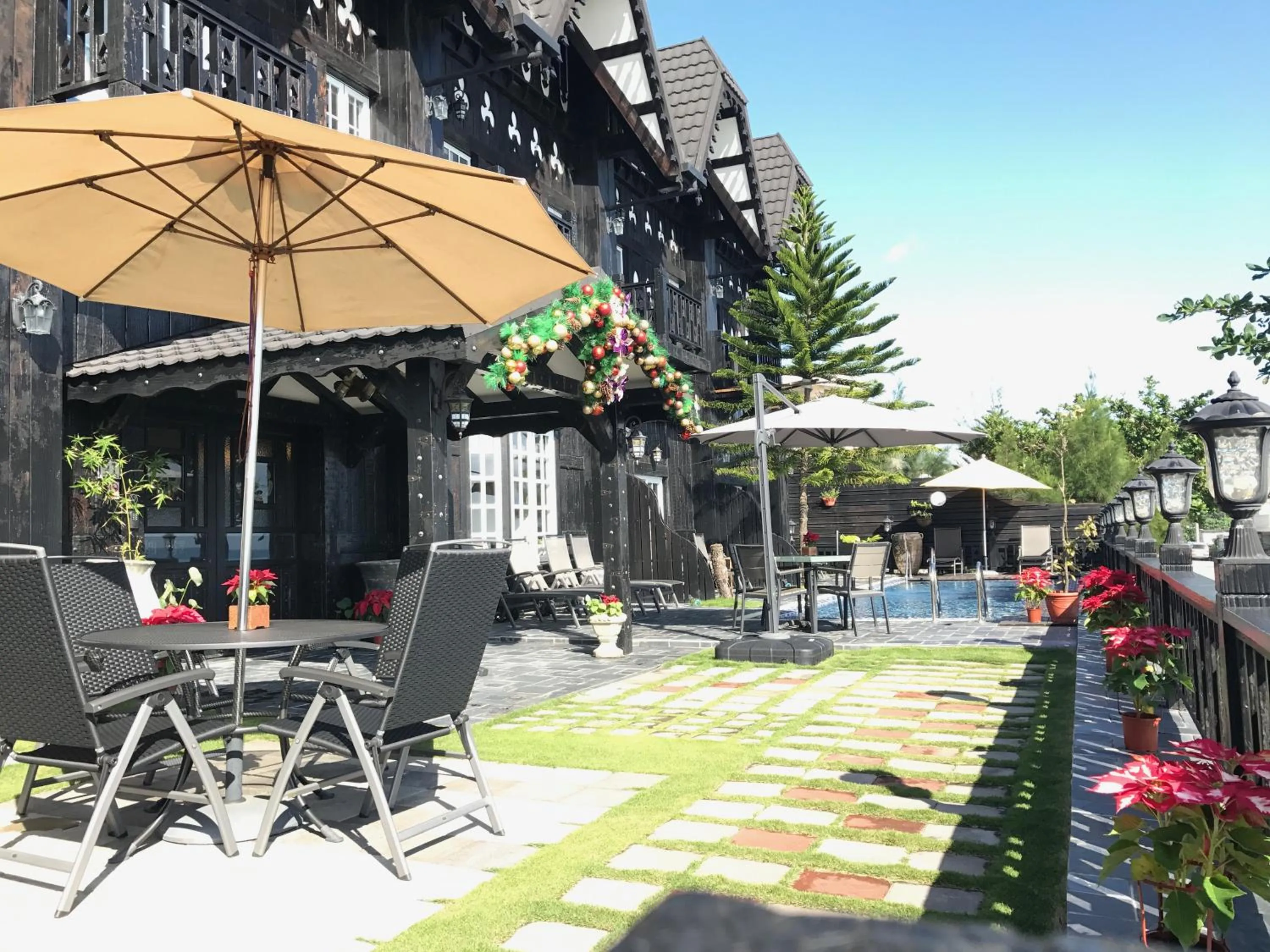 Off site in Tudor Villa