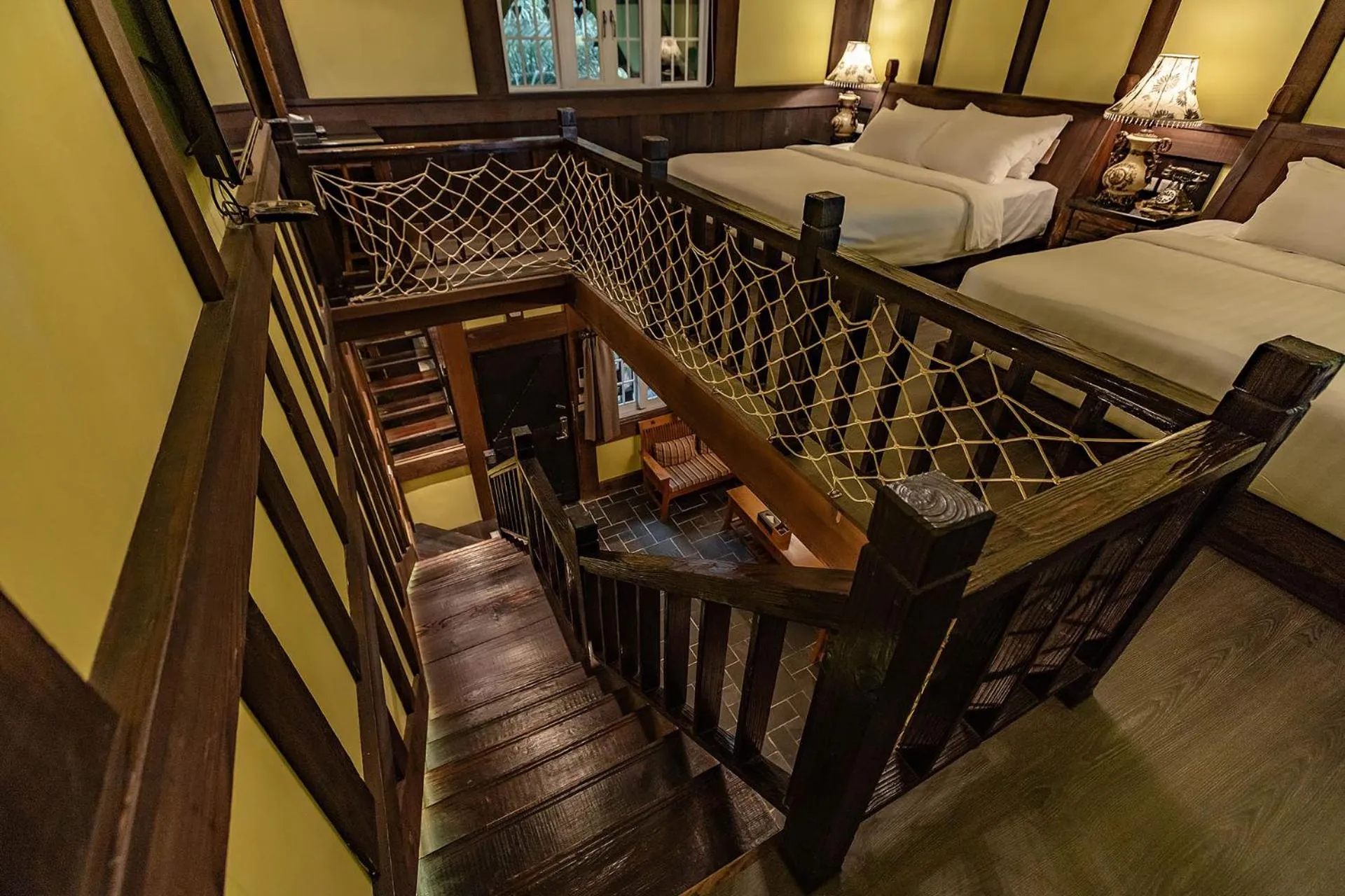 Bed in Tudor Villa