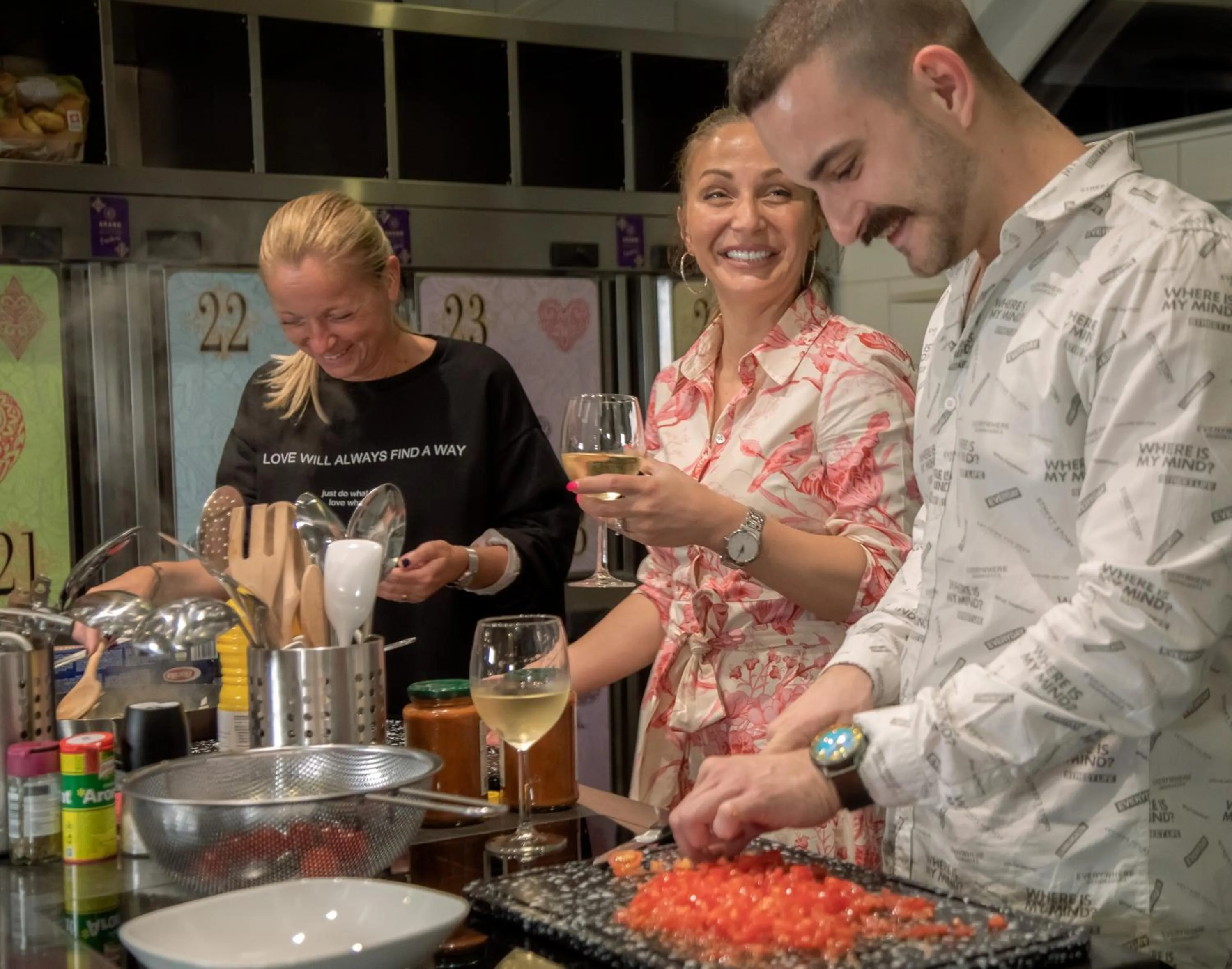 People in GRAND your home with common kitchens with self check-in