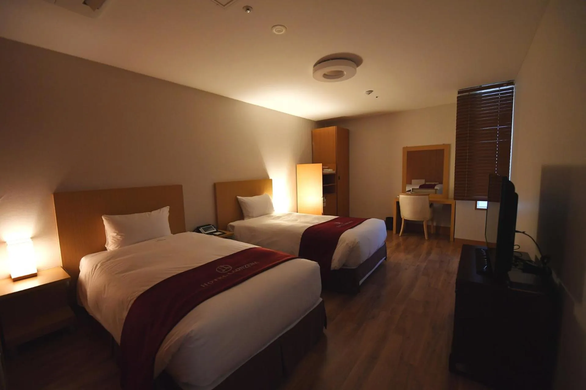 Bed in Hotel Laonzena