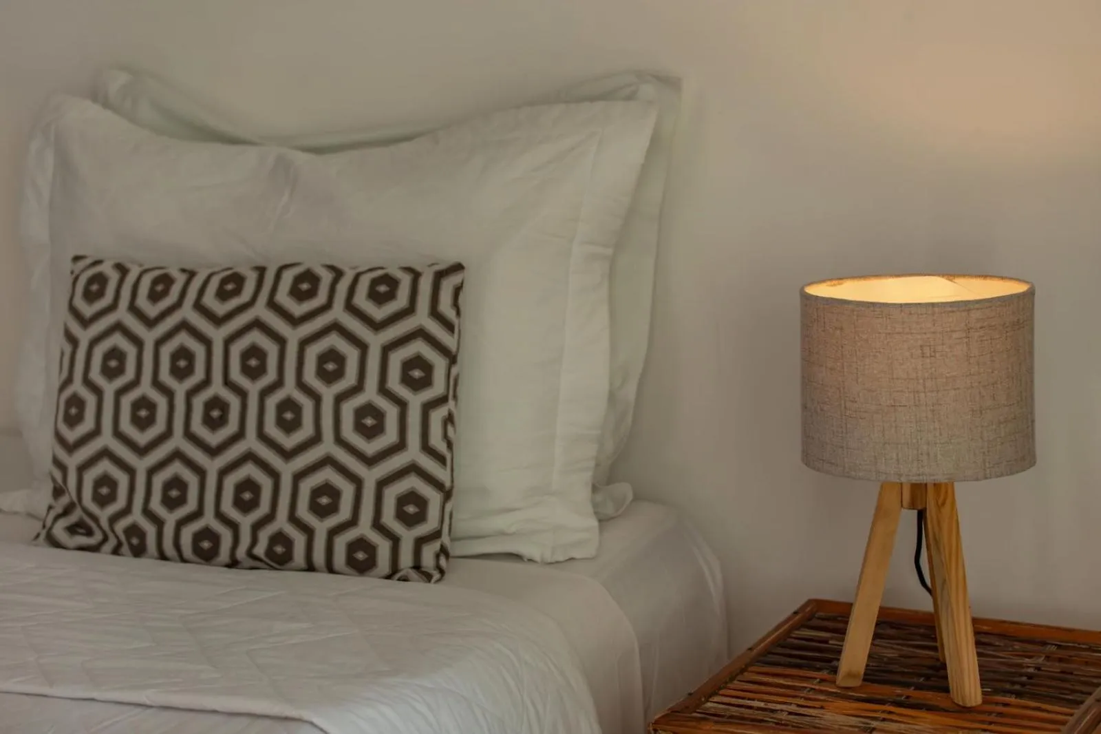 Bed in Pousada Natureza