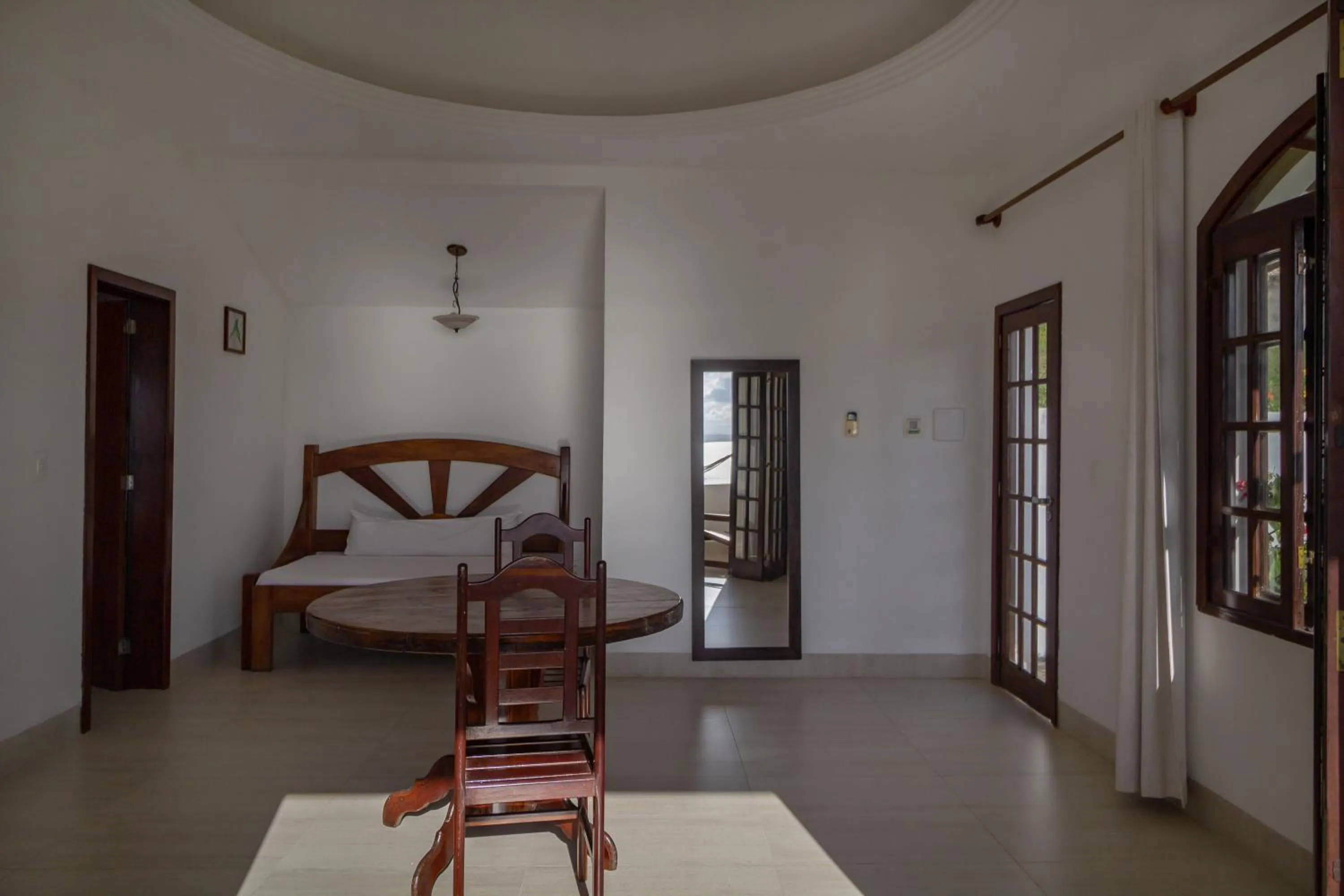 Bed in Pousada Natureza