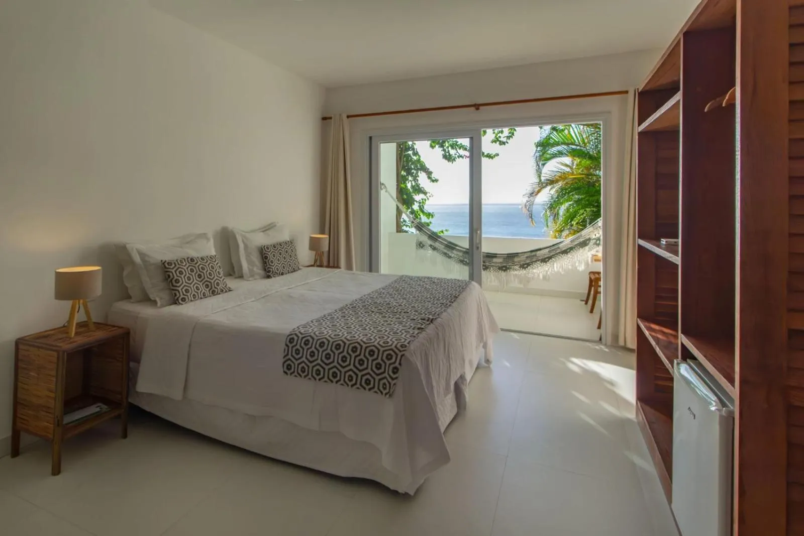 Bed in Pousada Natureza