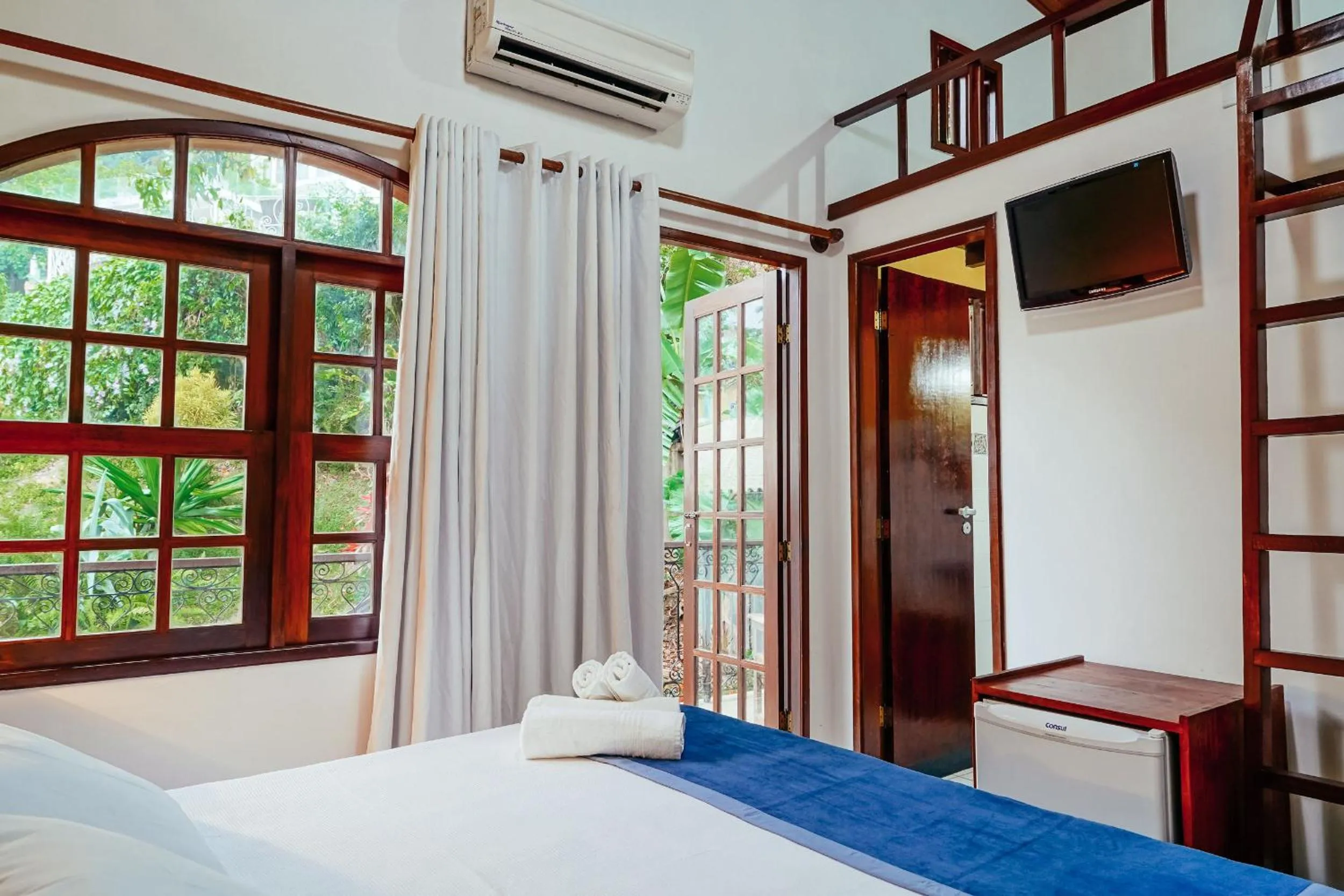 Bedroom, Bed in Pousada Natureza