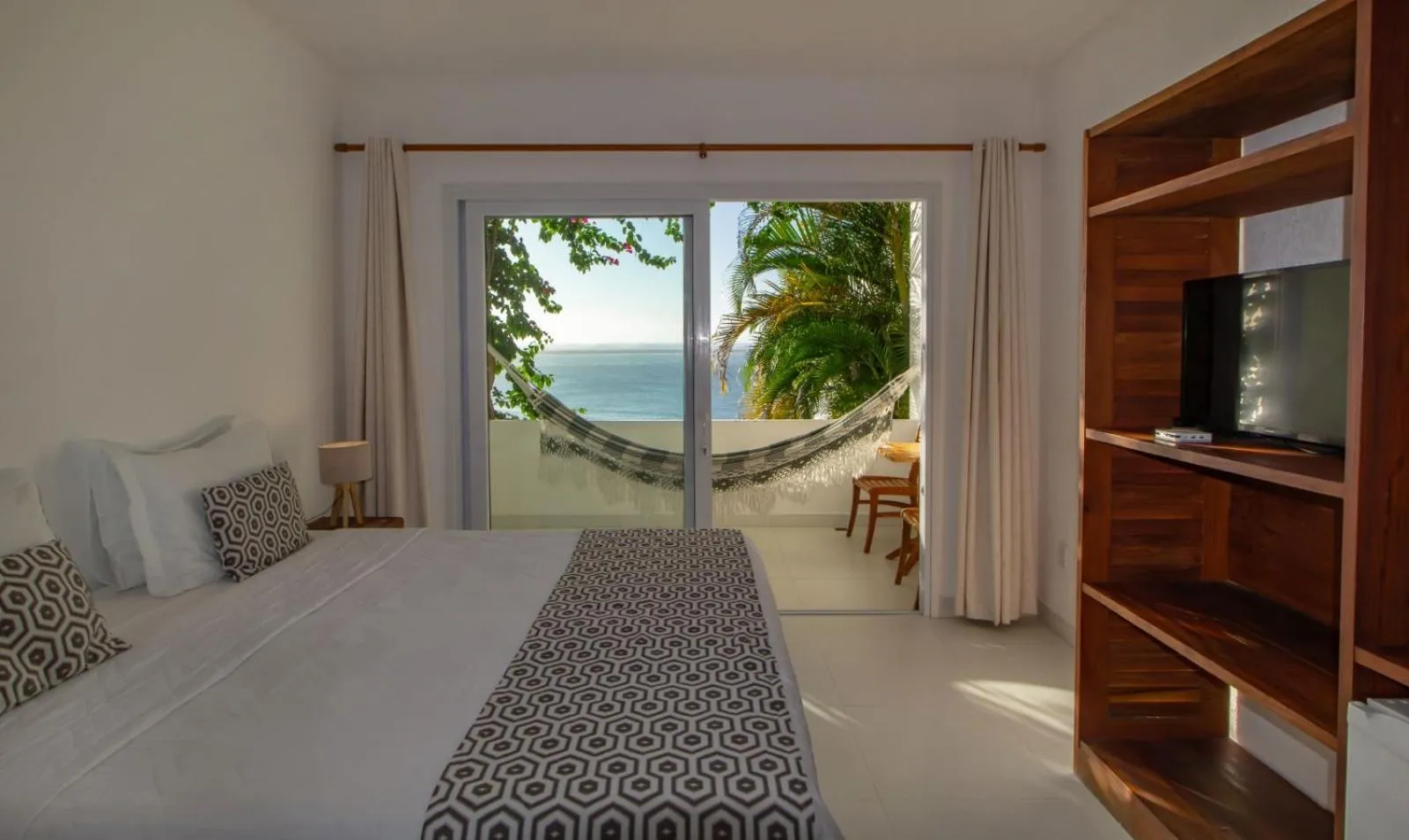 Bed in Pousada Natureza