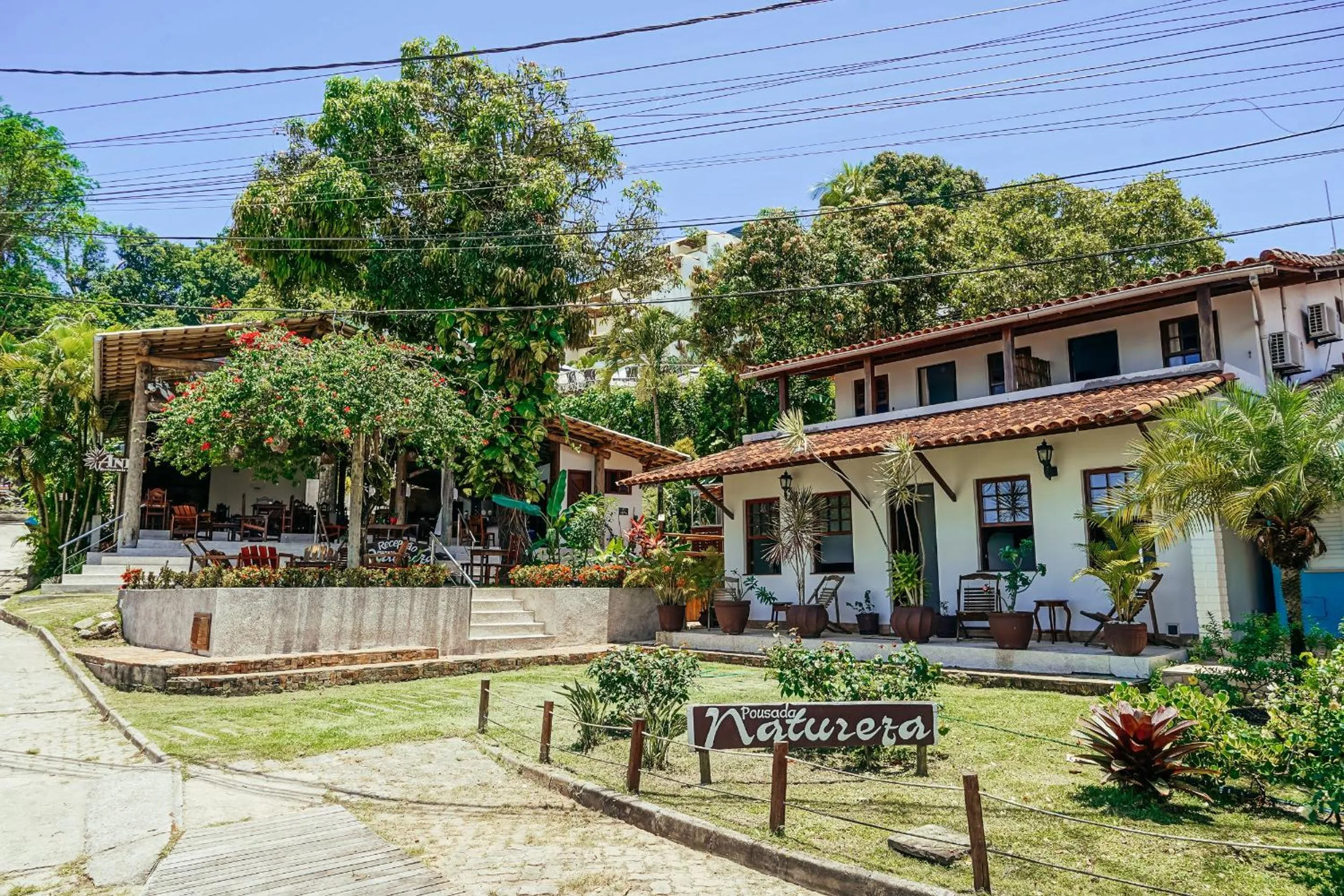 Facade/entrance in Pousada Natureza