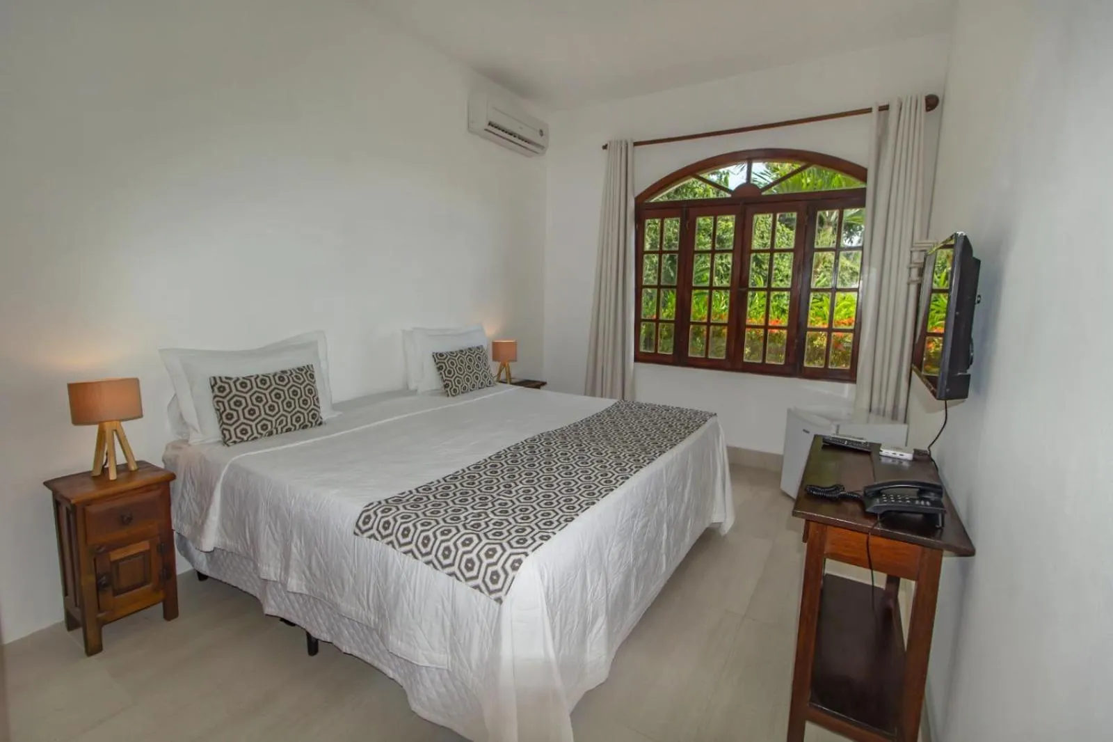 Bed in Pousada Natureza