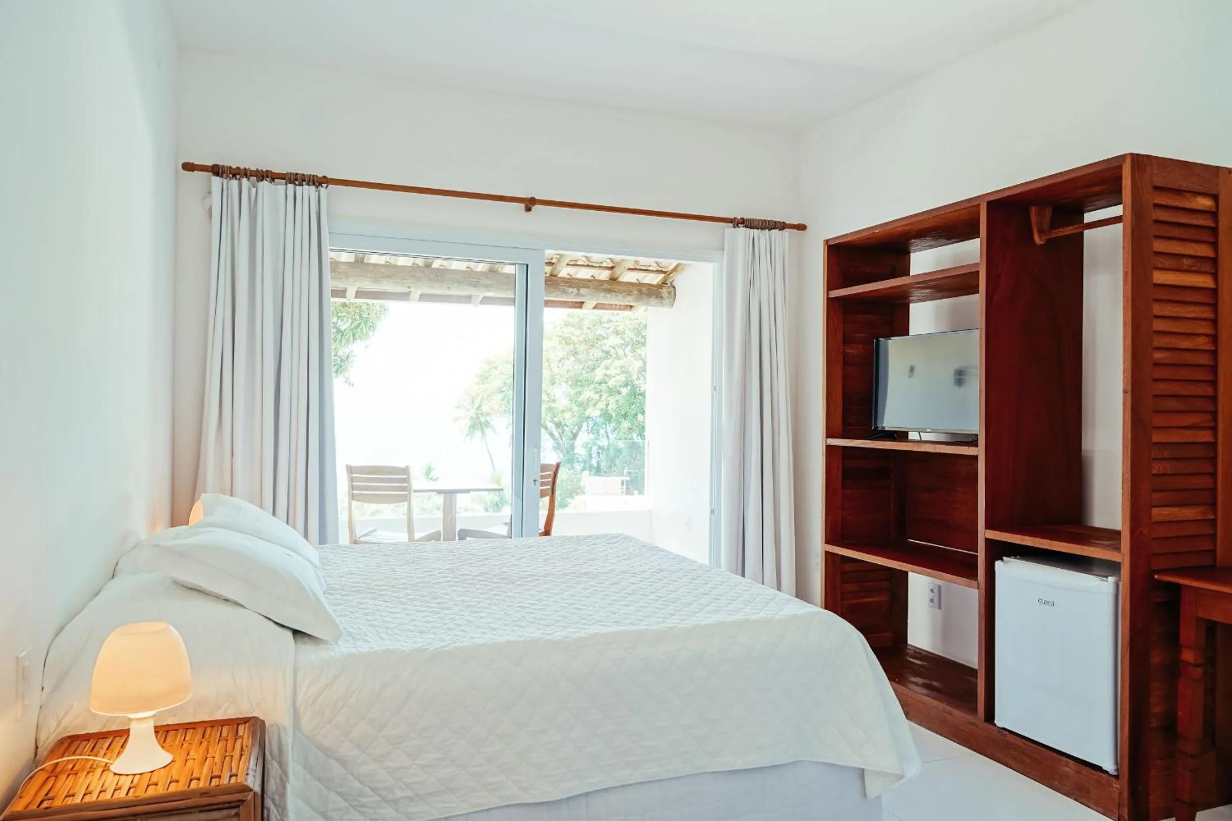 Bed in Pousada Natureza