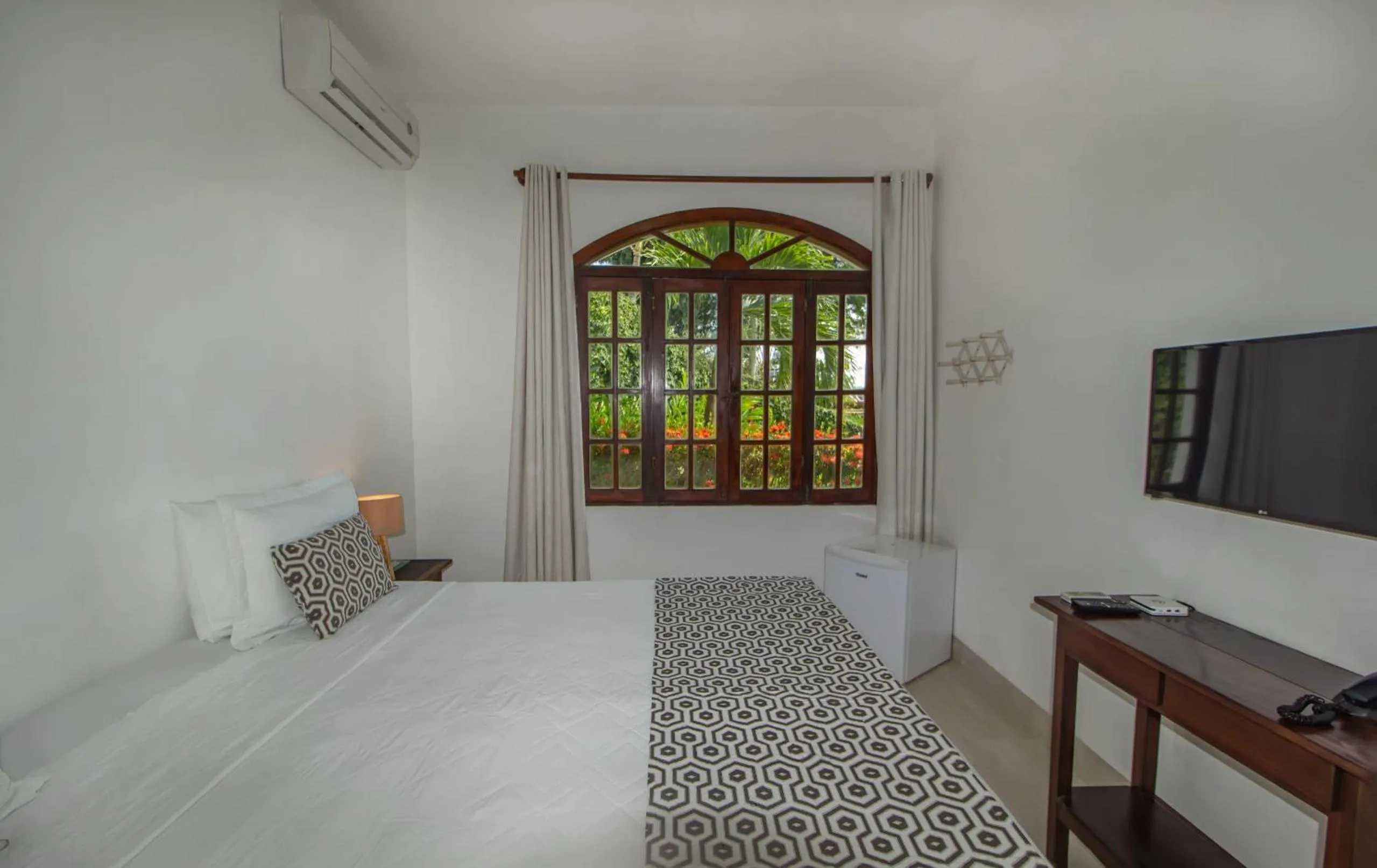 Bed in Pousada Natureza