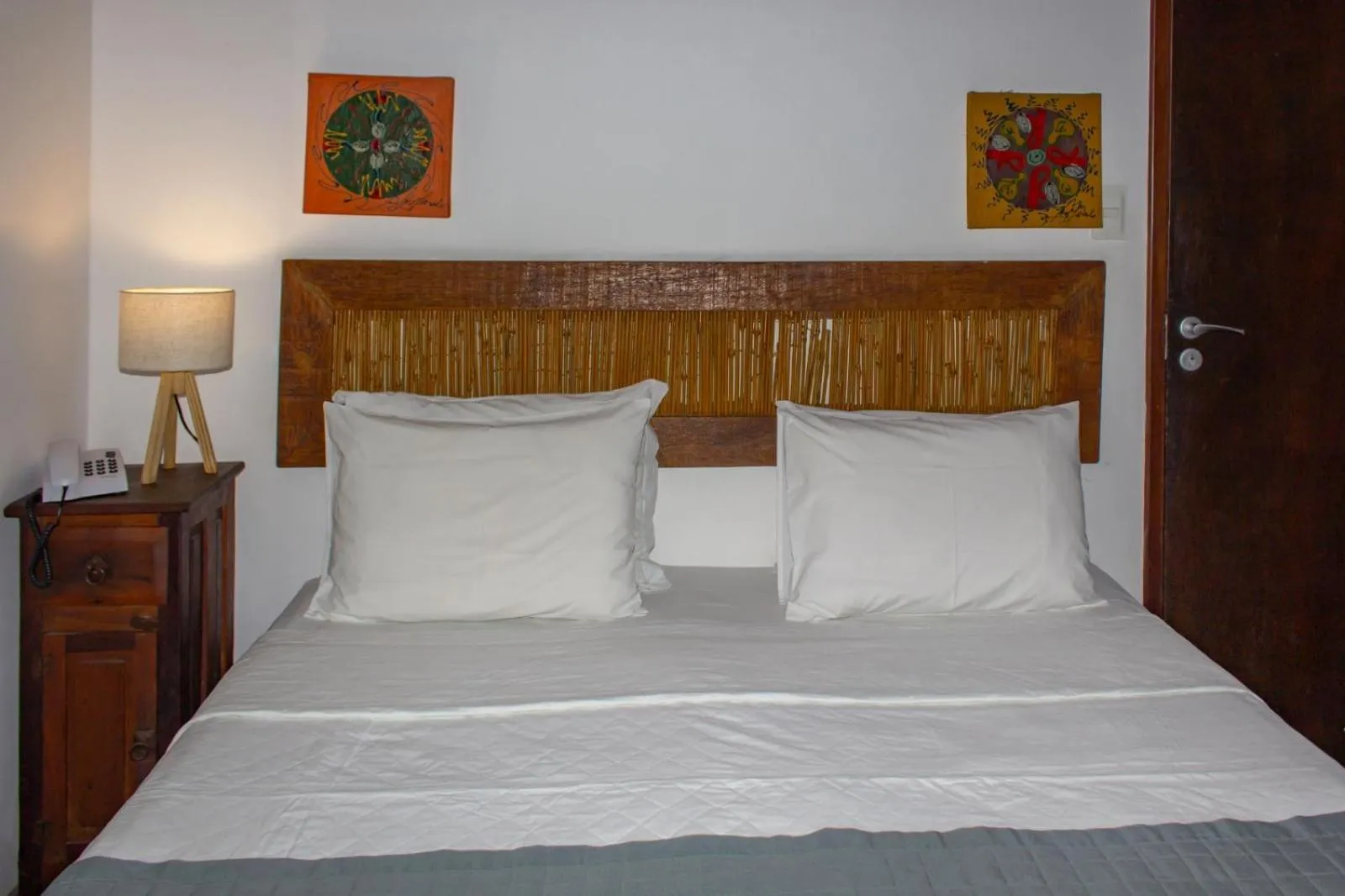 Bed in Pousada Natureza