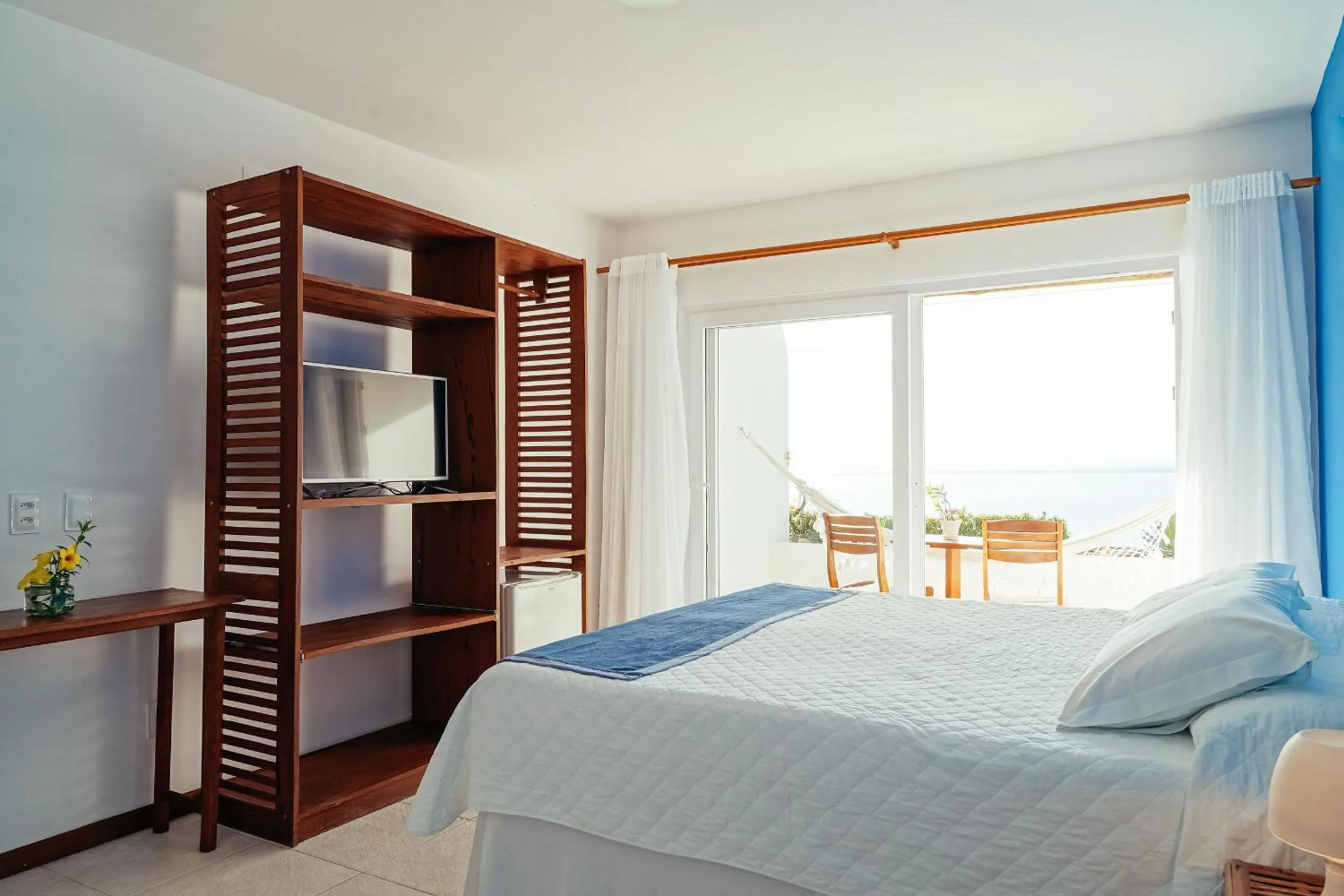 Bed in Pousada Natureza