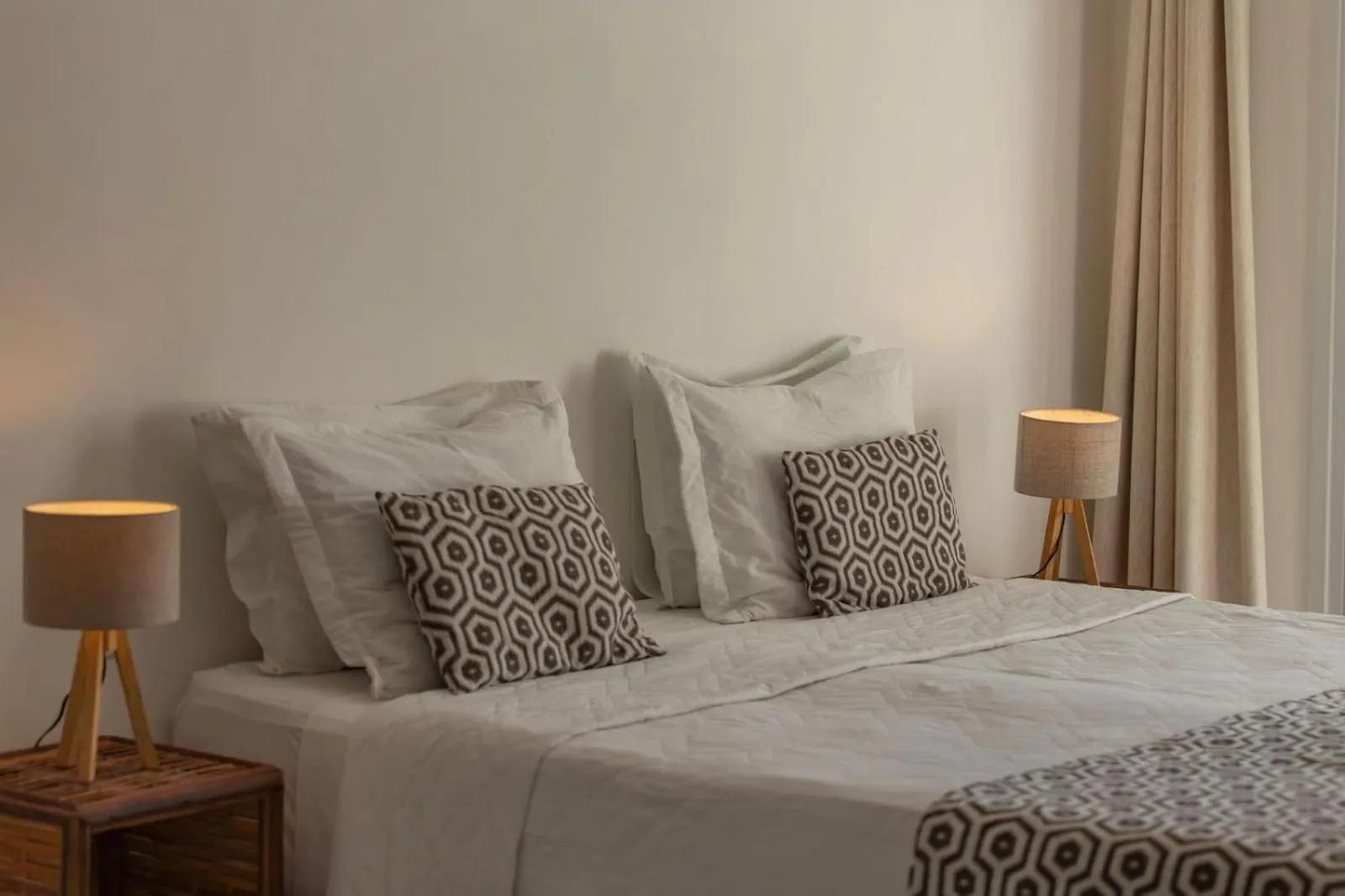 Bed in Pousada Natureza