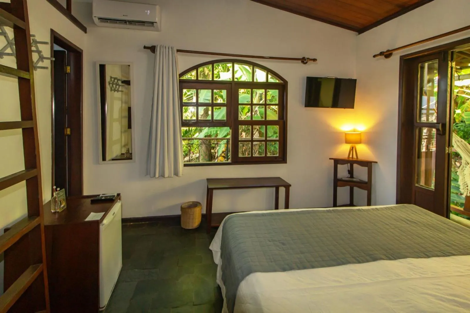 Bed in Pousada Natureza