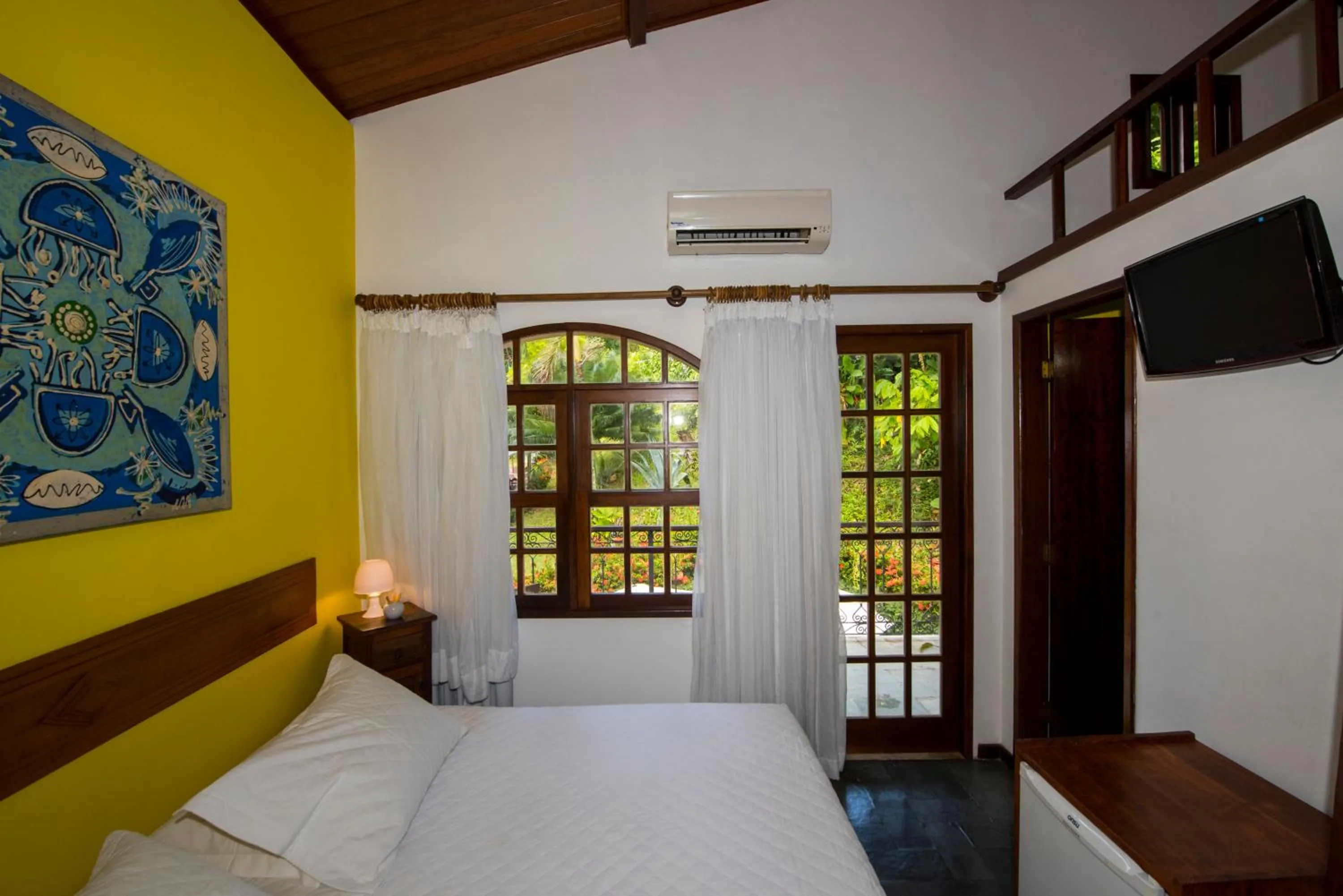 Bedroom, Bed in Pousada Natureza