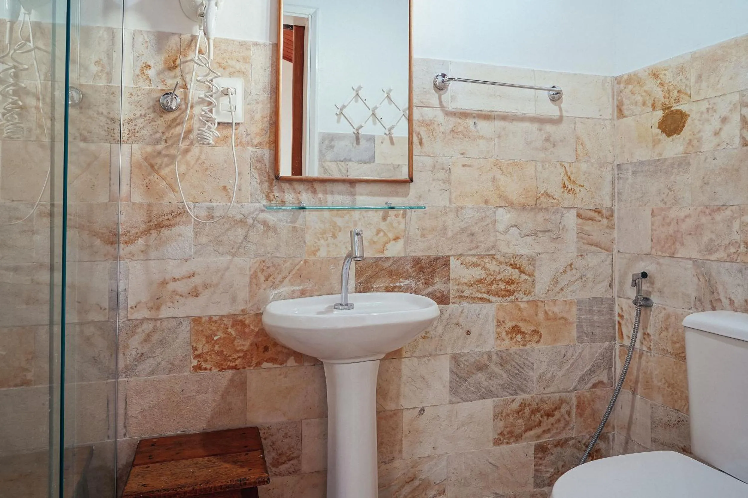 Bathroom in Pousada Natureza