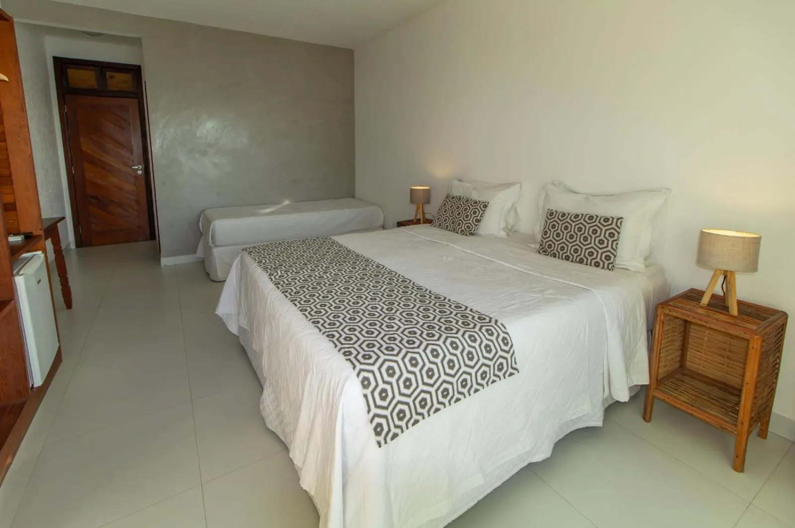 Bed in Pousada Natureza