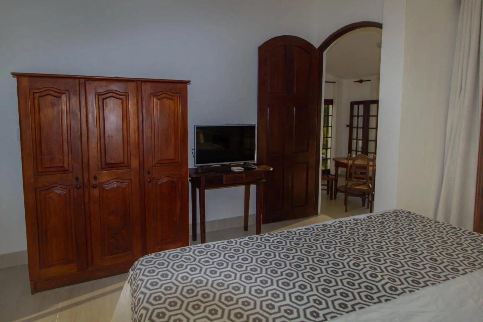 Bed in Pousada Natureza