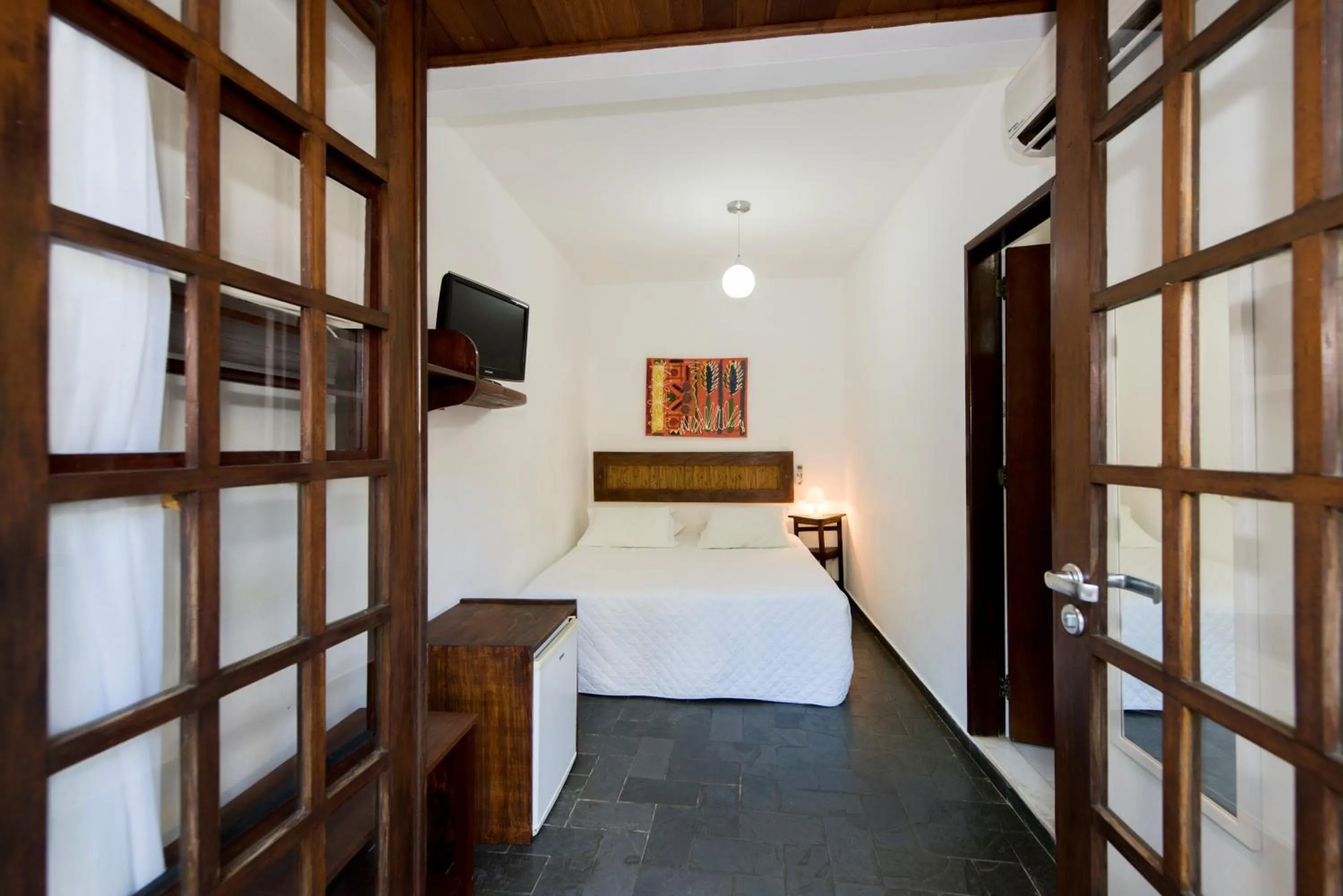 Bedroom, Bed in Pousada Natureza