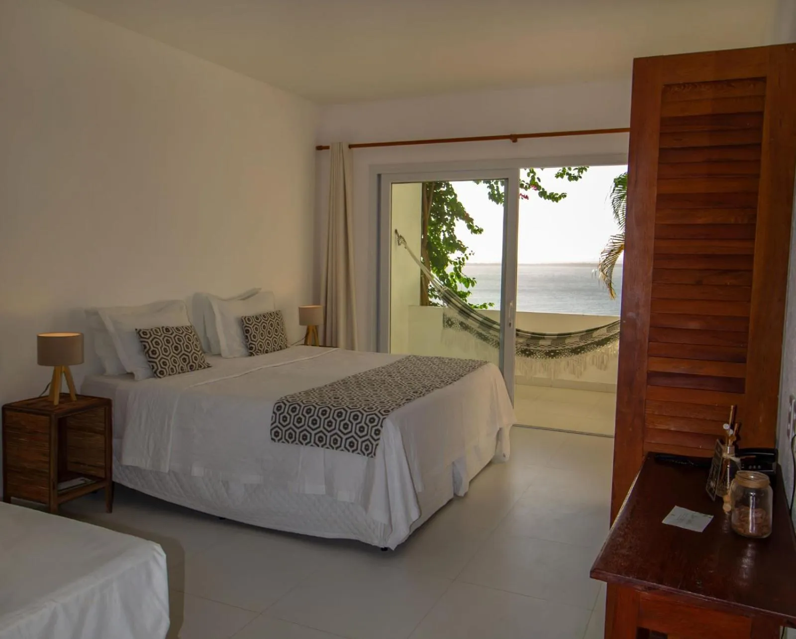 Bed in Pousada Natureza