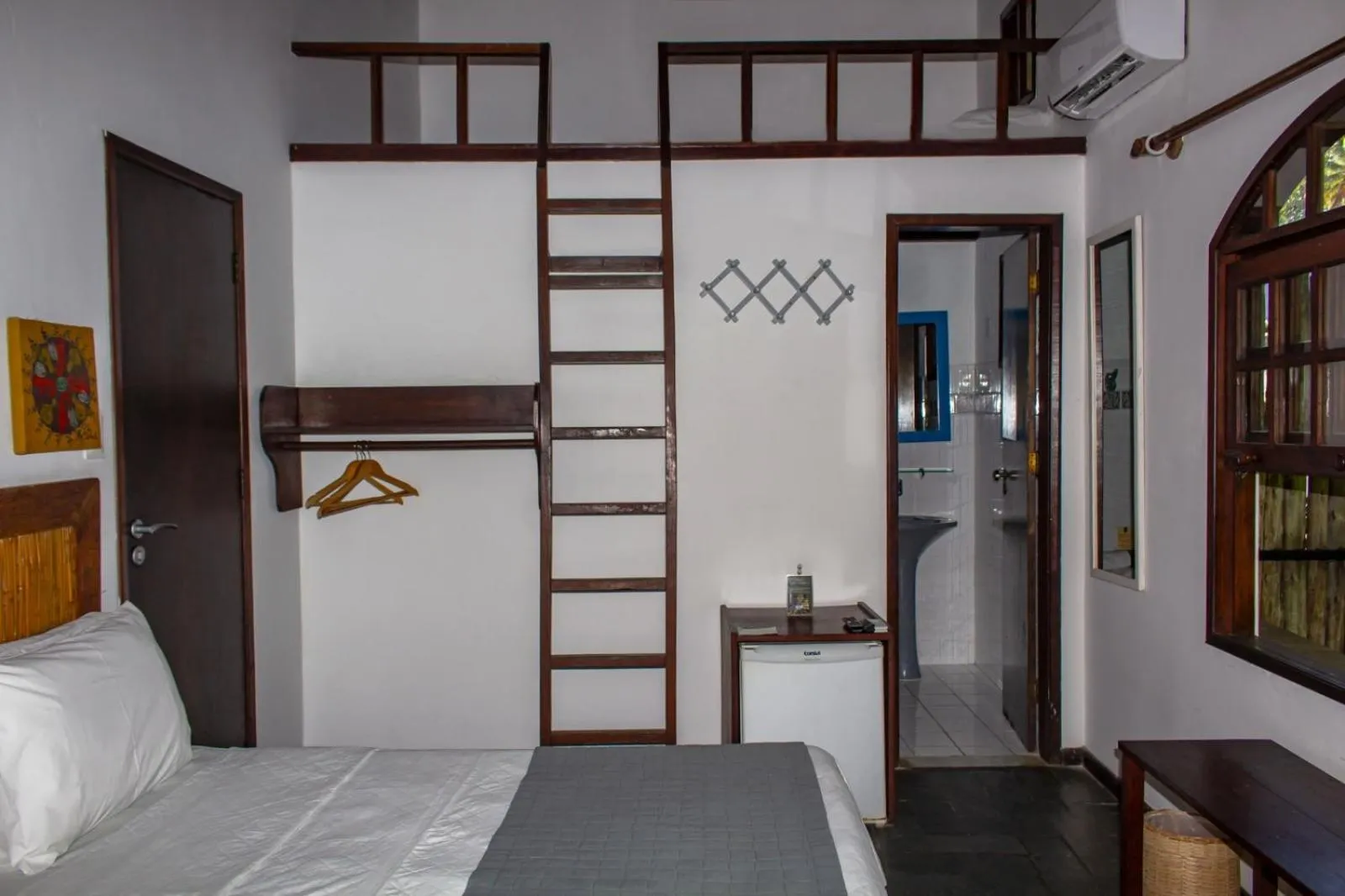 Bed in Pousada Natureza