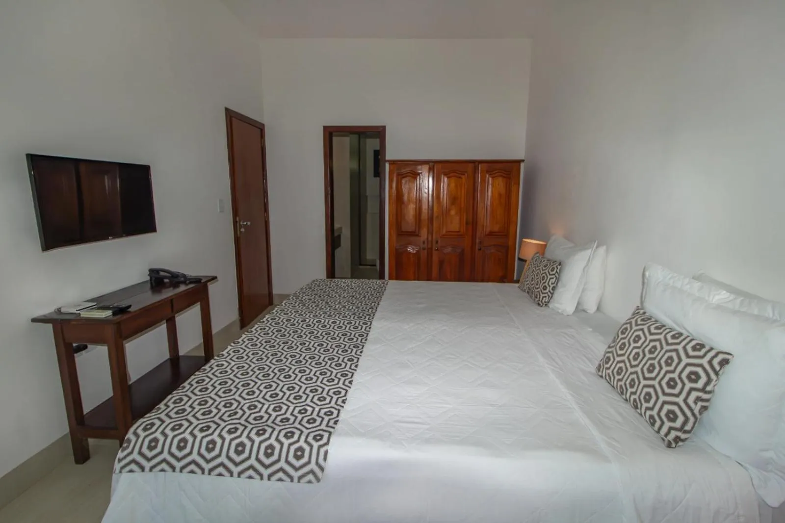 Bed in Pousada Natureza